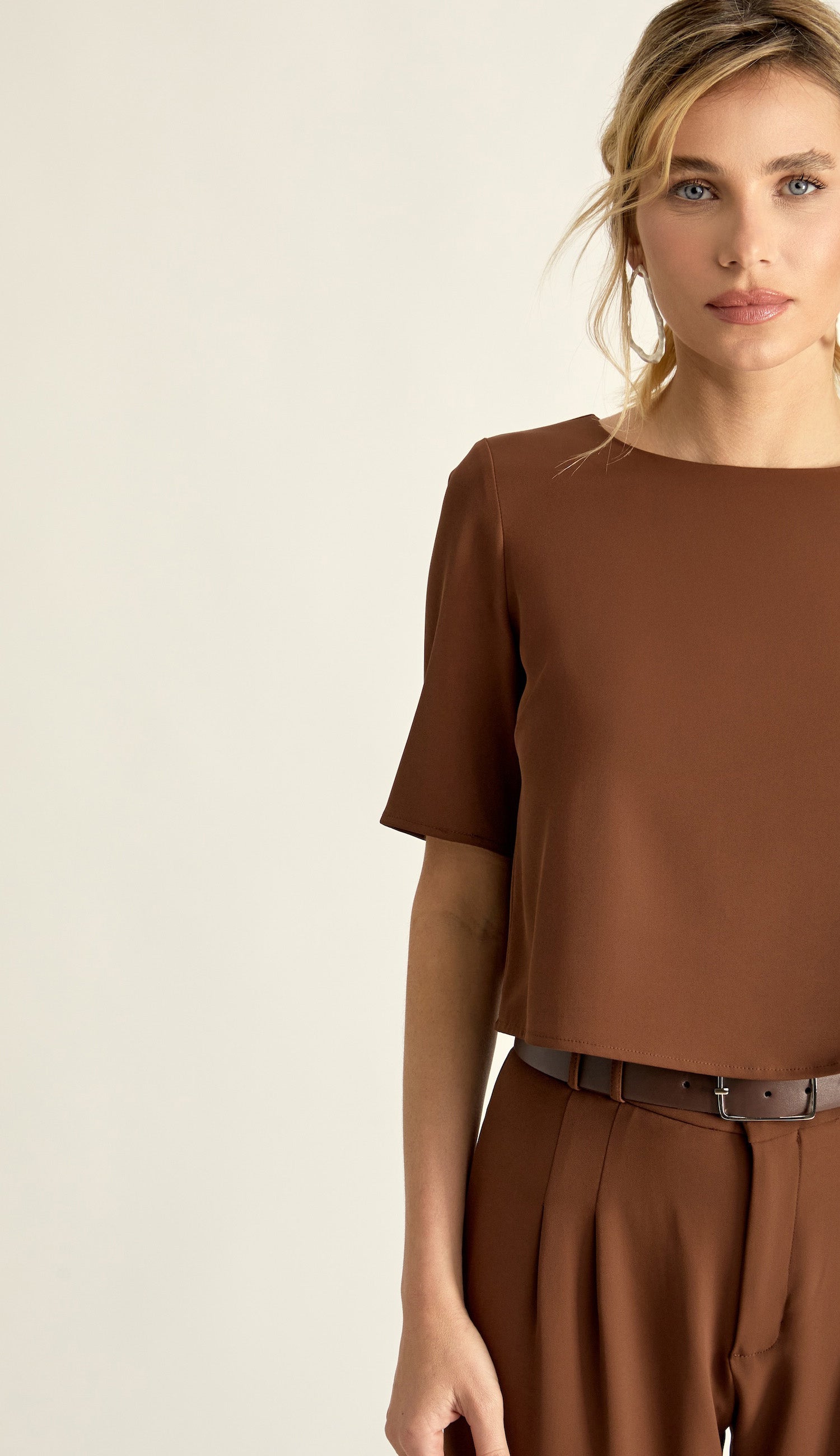 Blusa Gabrielle Café