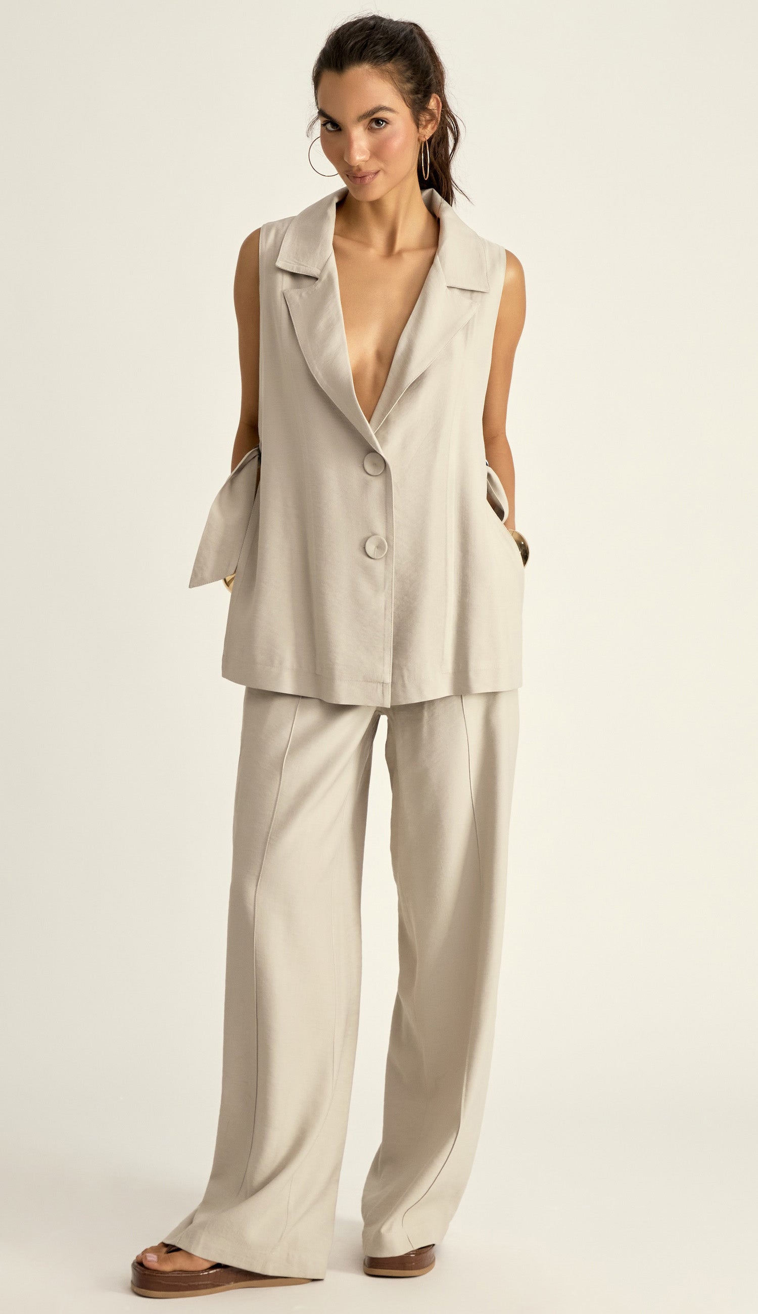 Conjunto Chloe Cinza