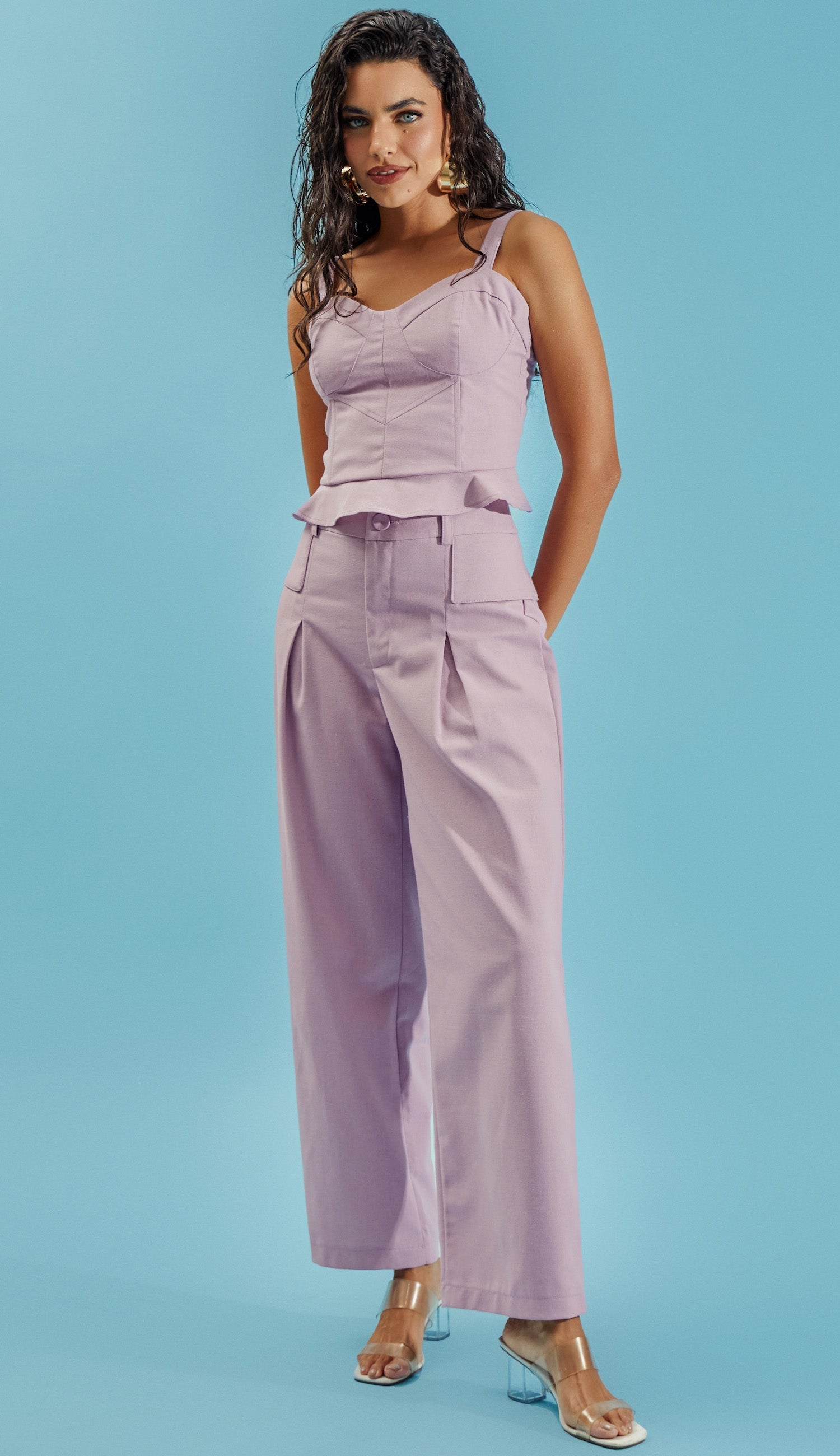 Conjunto Leticia Lilás