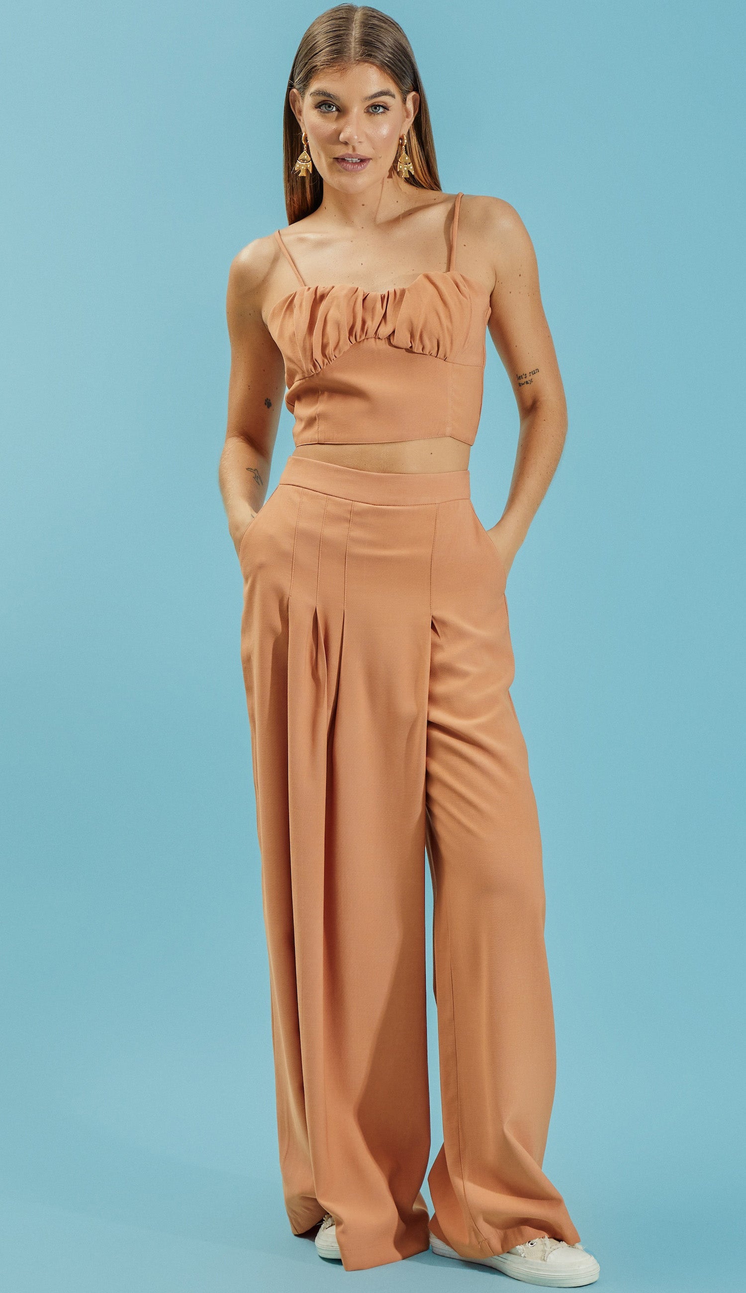 Conjunto Malta Caqui