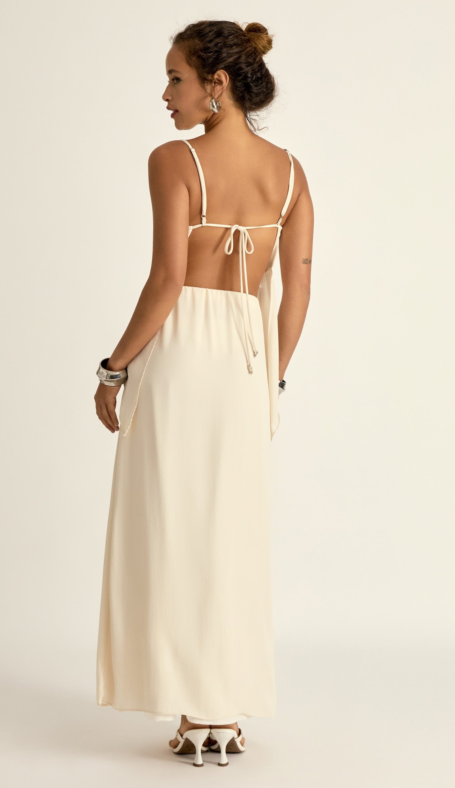 Conjunto Georgete Off White