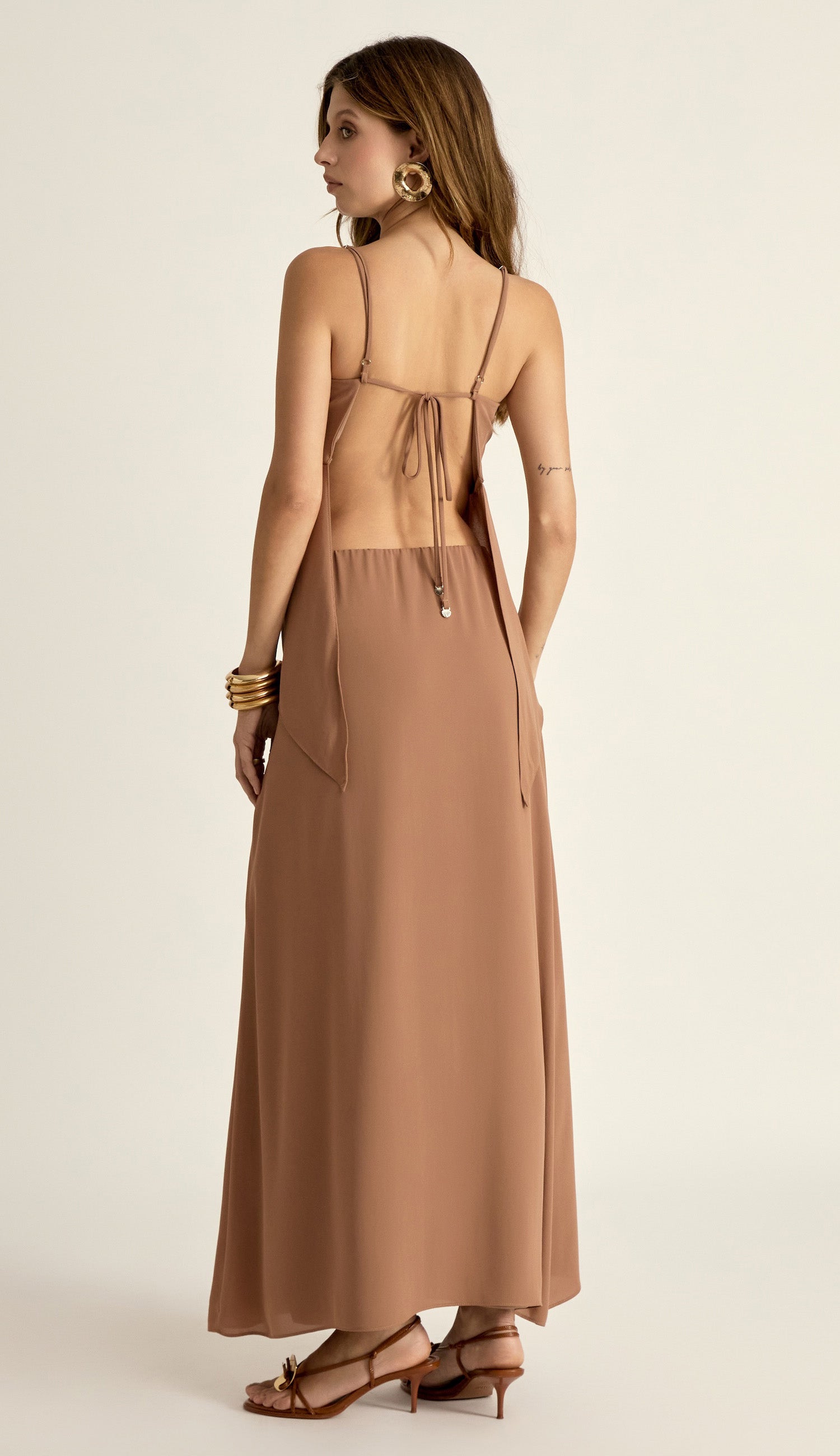 Conjunto Georgete Mocha