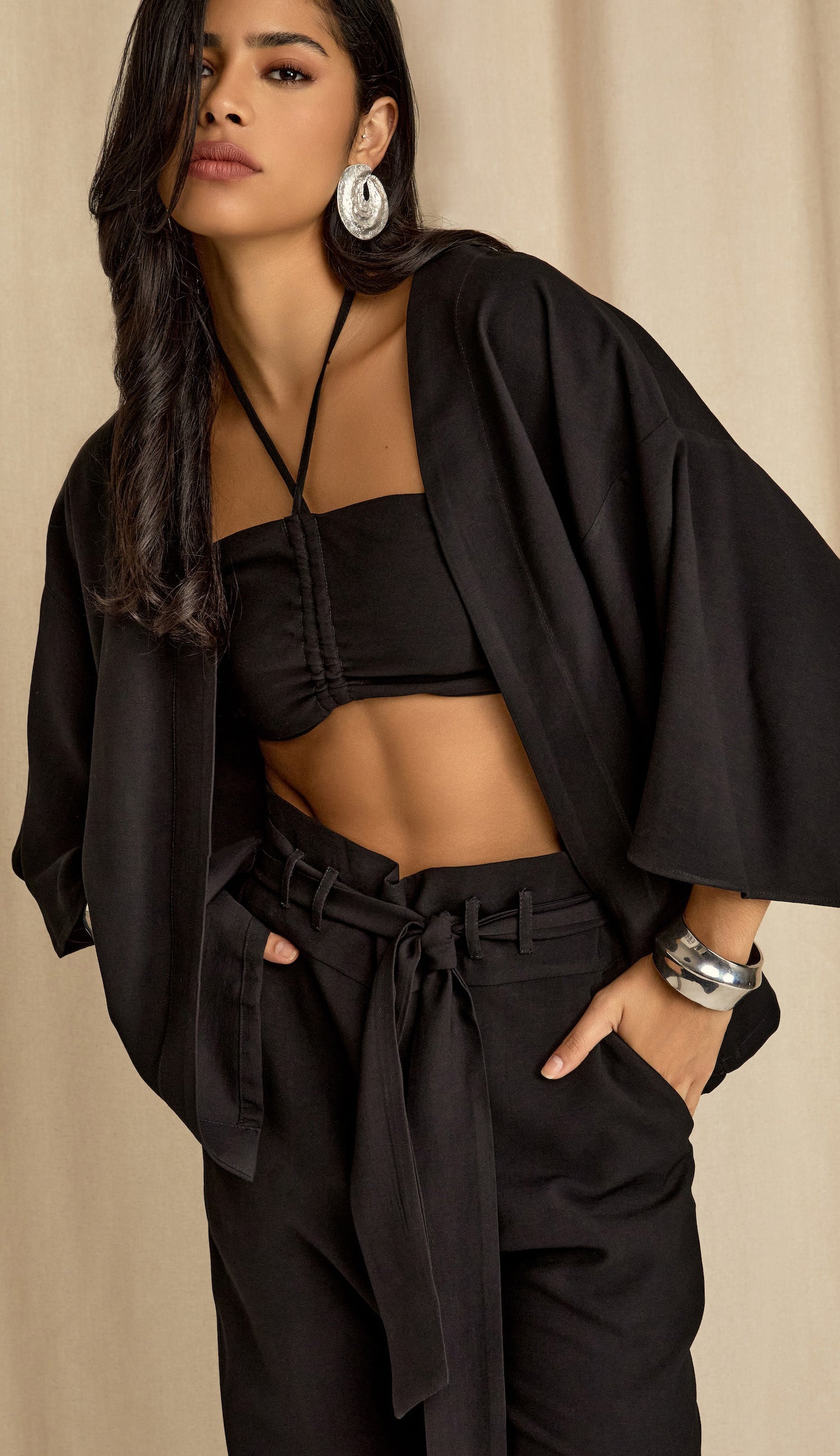 Trijunto Lua cruz Preto