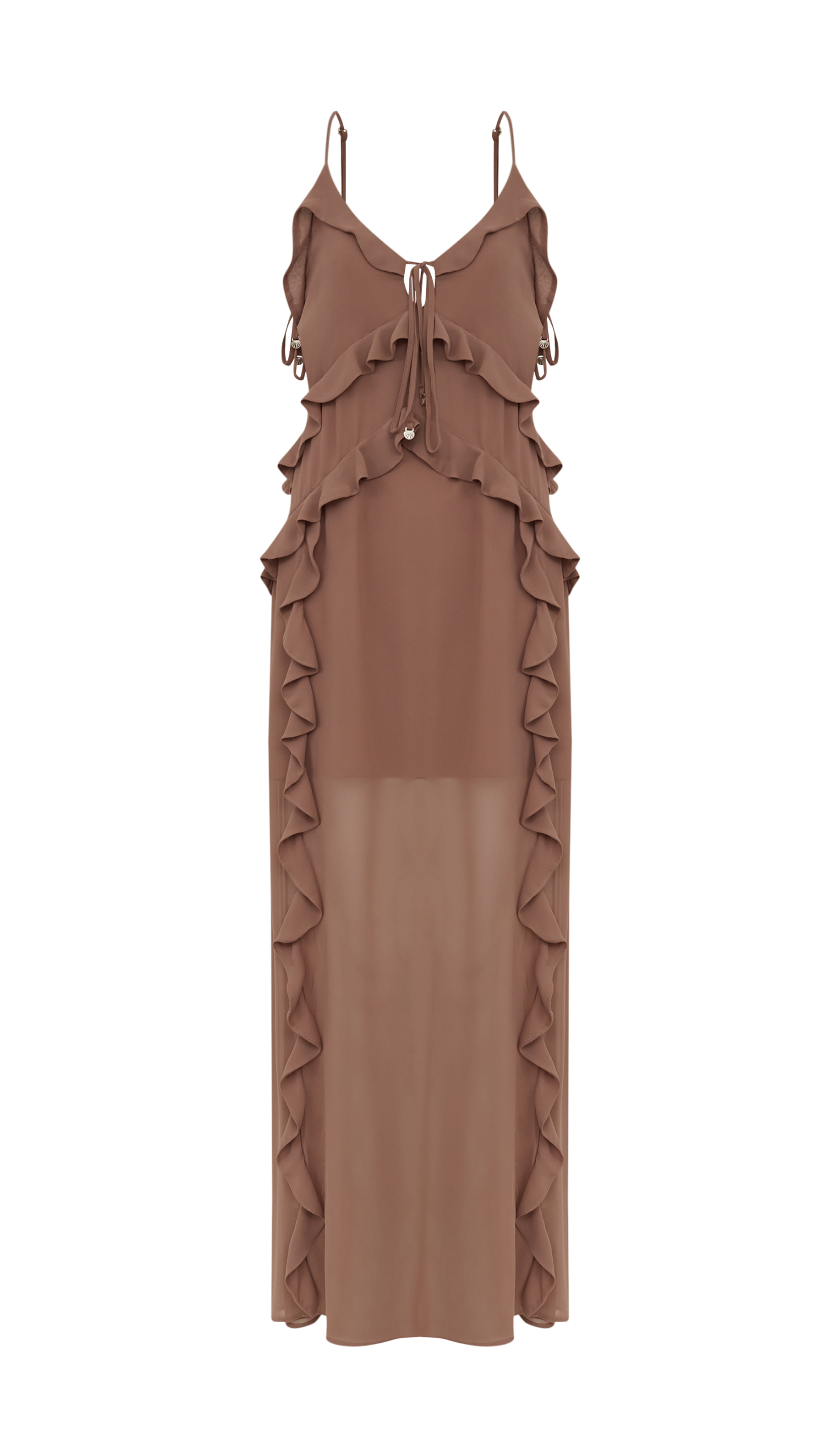 Vestido Anne Marsala Rosê