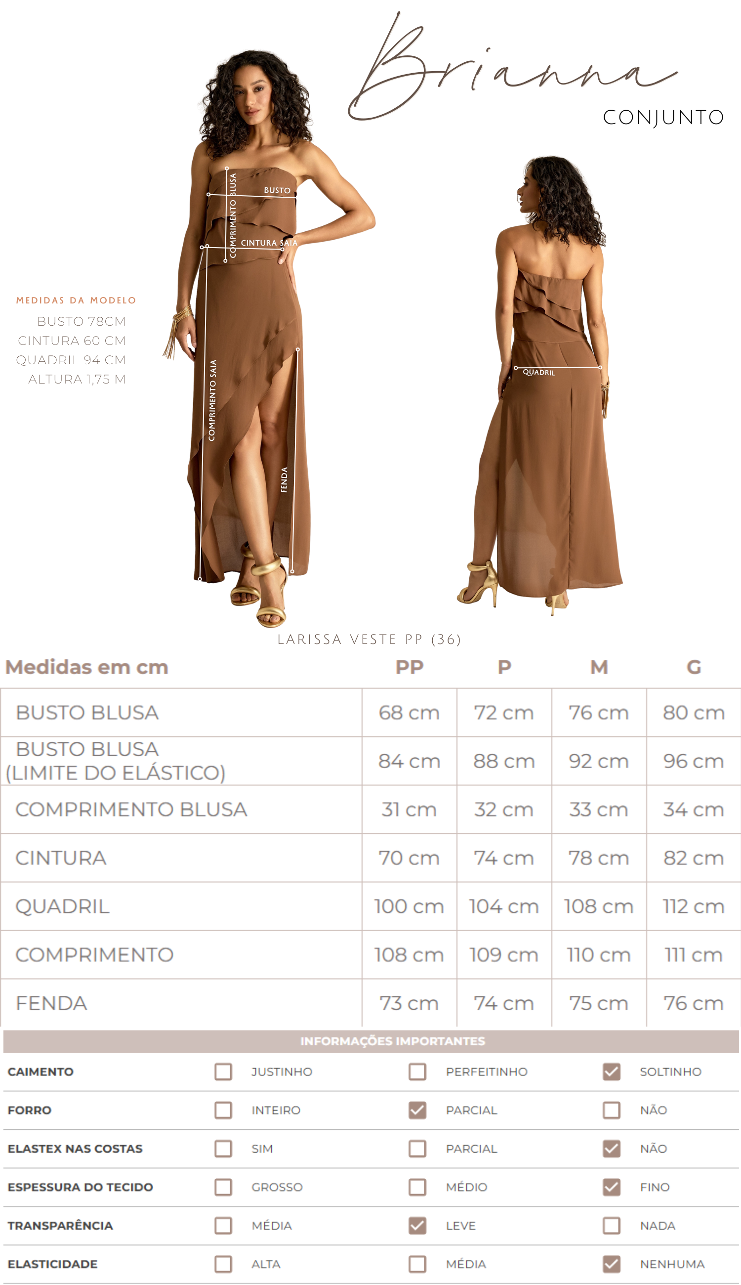 Conjunto Brianna Amarelo