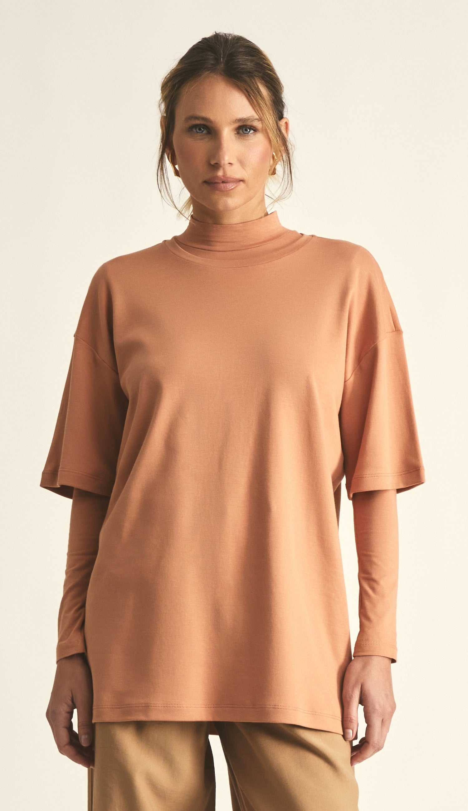 Camiseta Algodão Egípcio Eliana Mocha