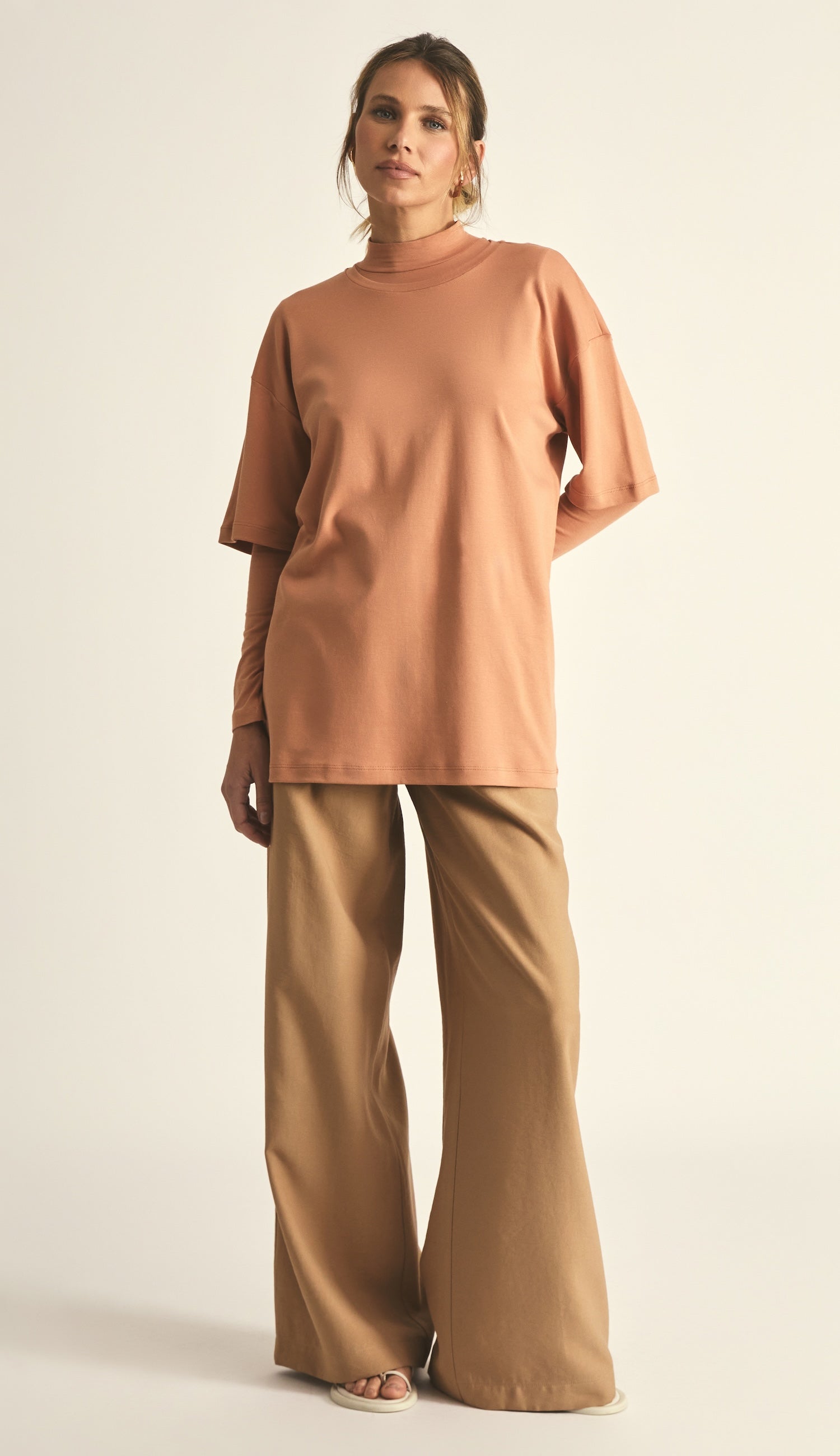 Camiseta Algodão Egípcio Eliana Mocha