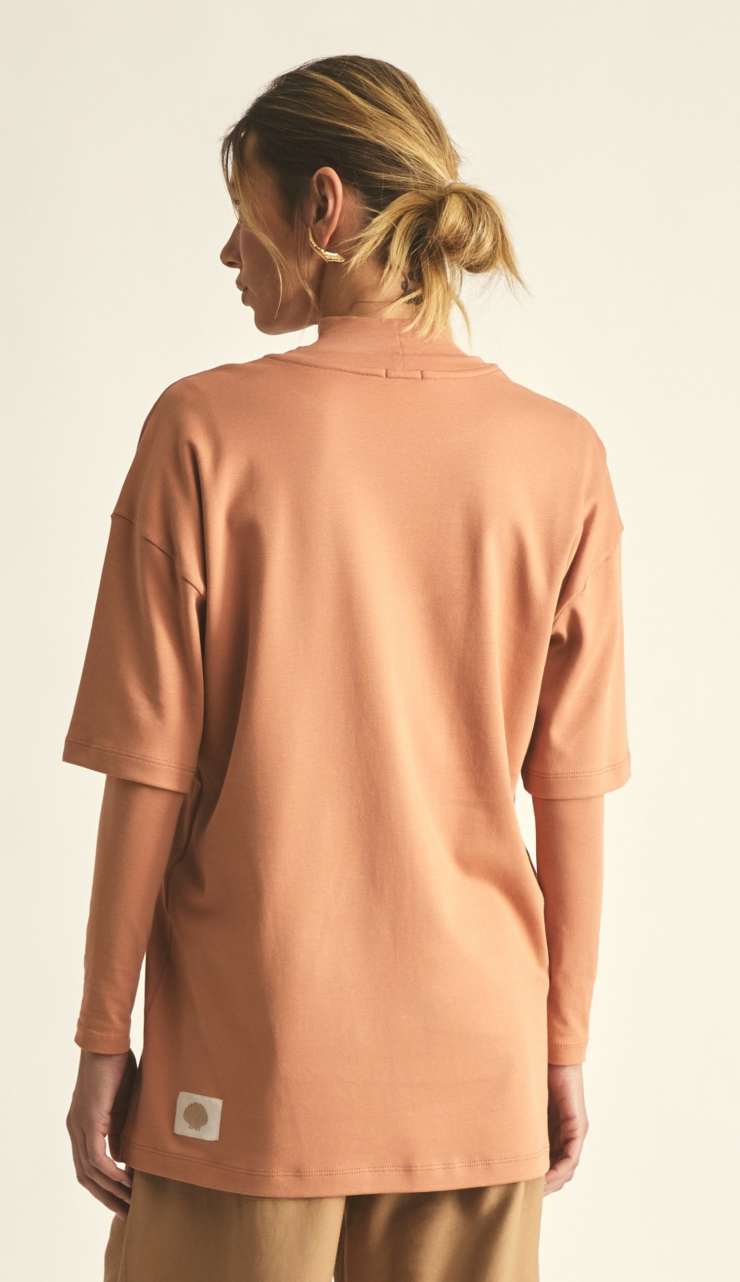 Camiseta Algodão Egípcio Eliana Mocha