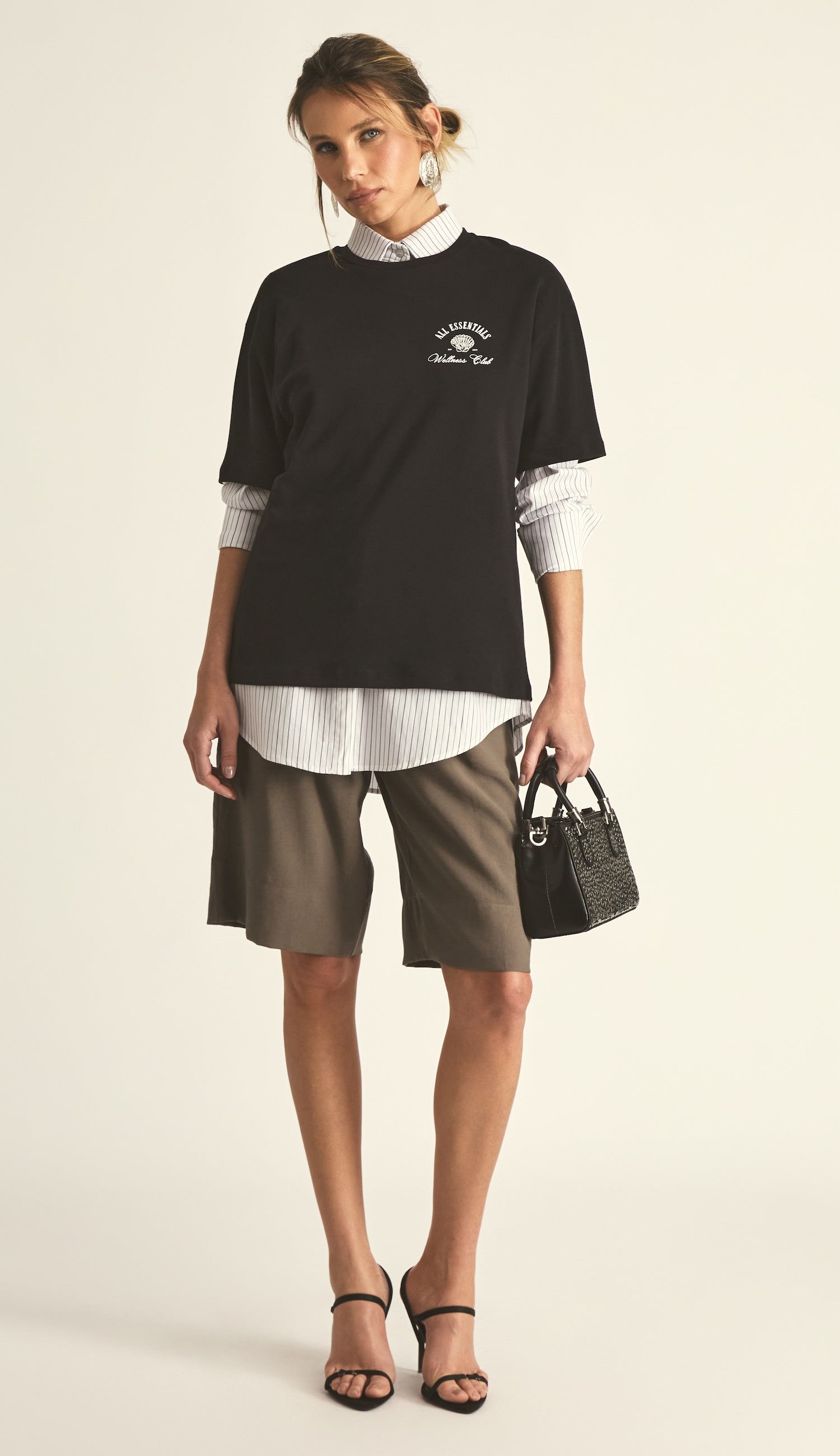 Camiseta Algodão Egipcio Fiji Preto