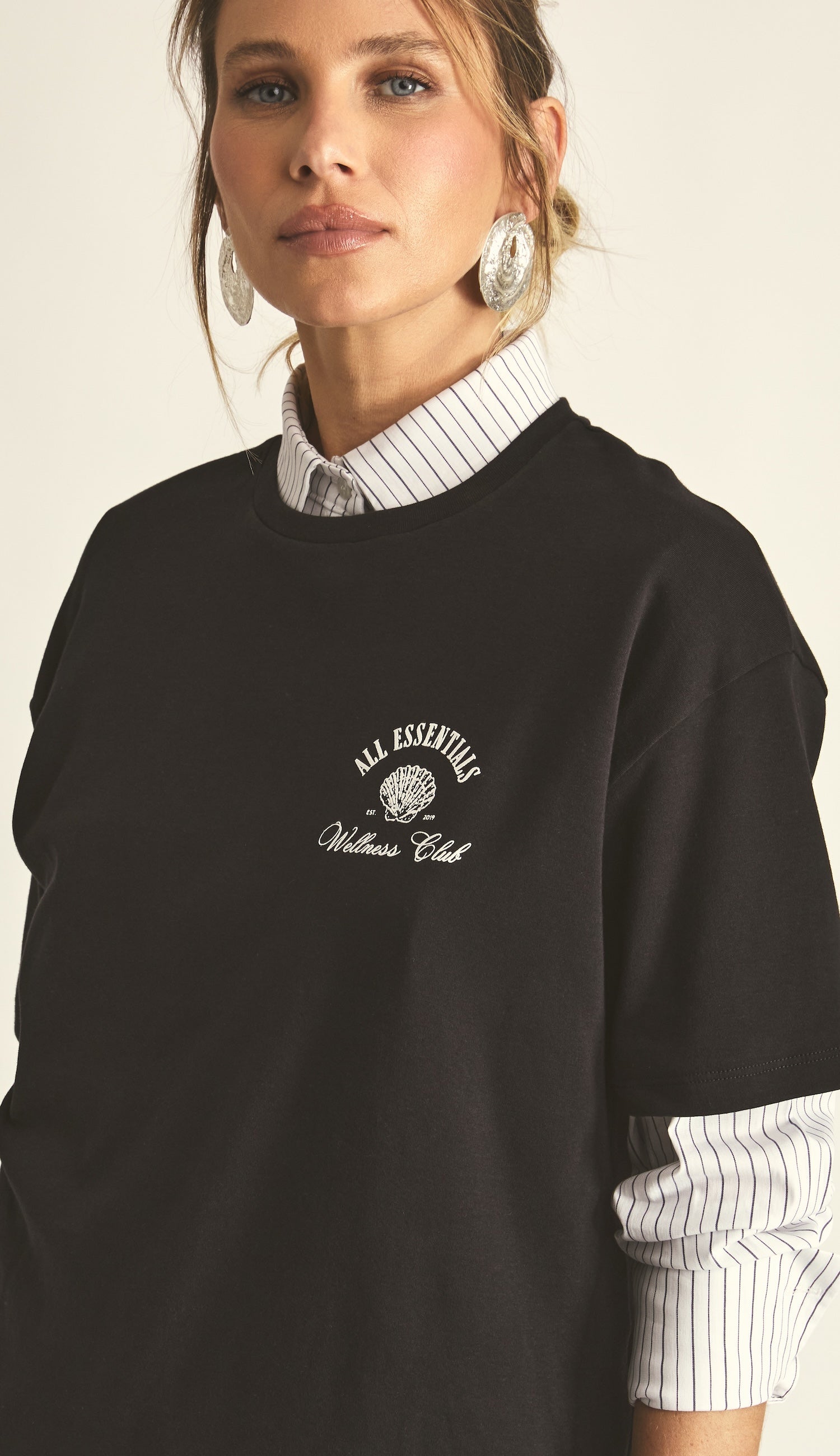 Camiseta Algodão Egipcio Fiji Preto