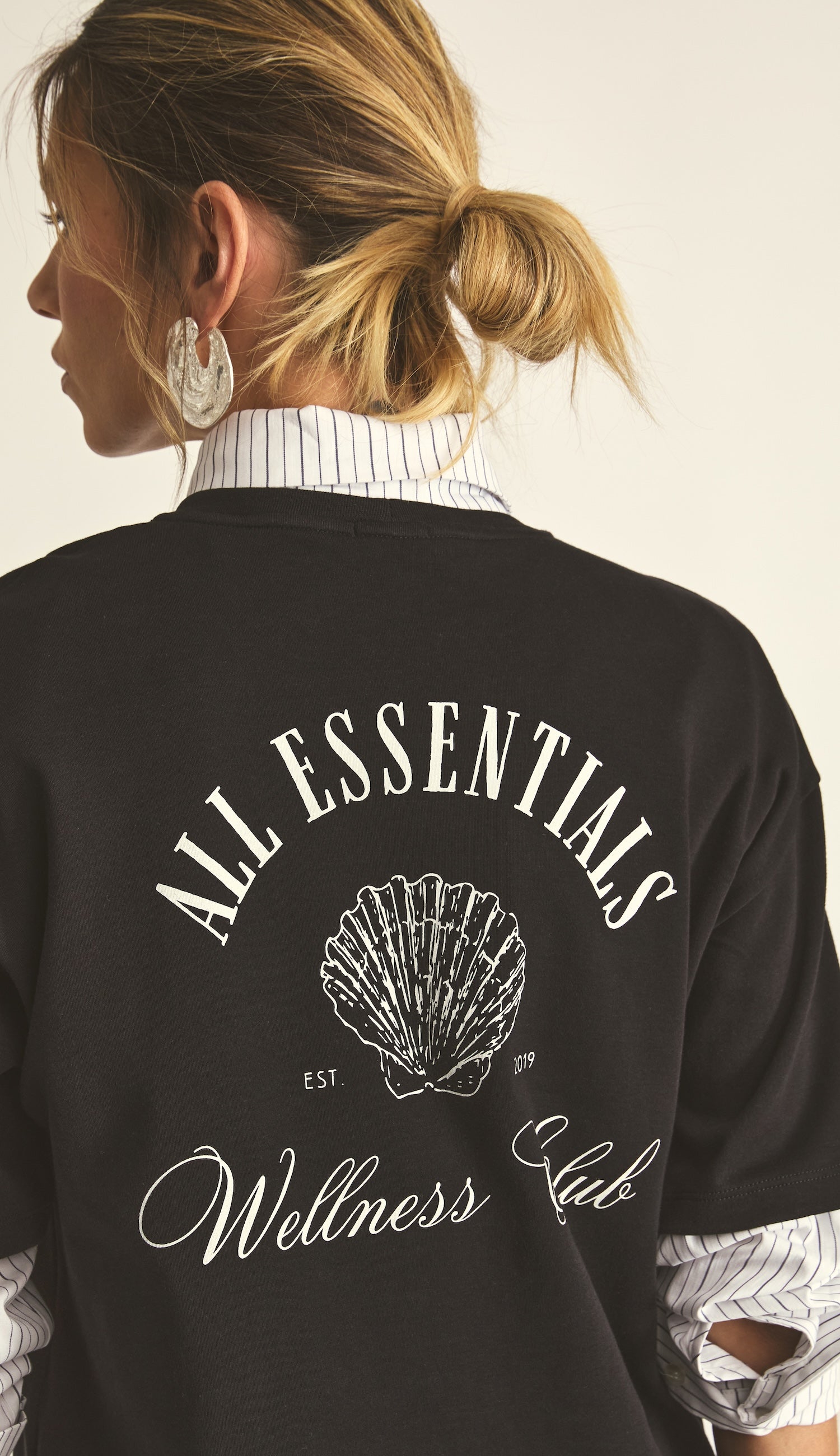 Camiseta Algodão Egipcio Fiji Preto