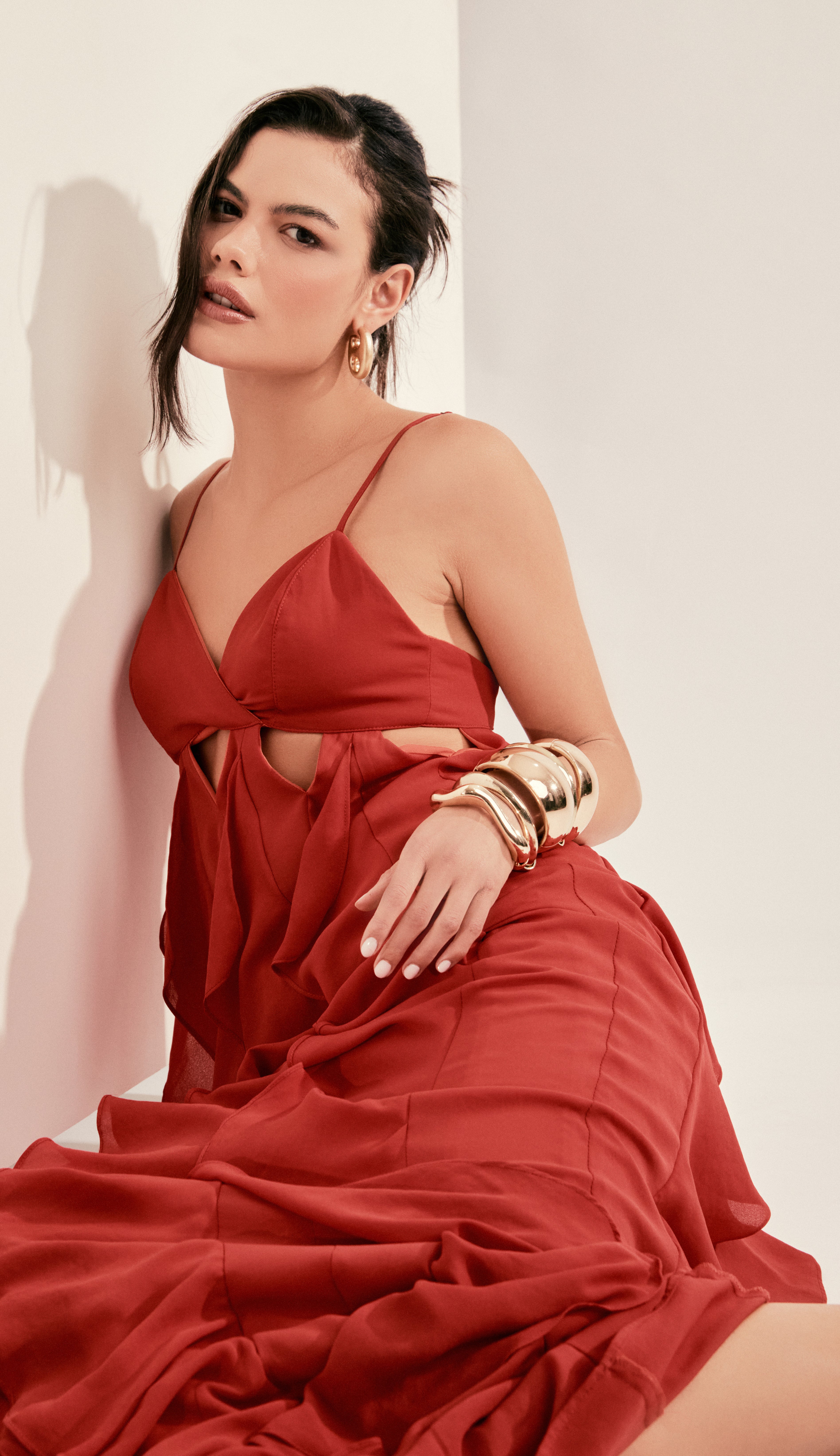 Vestido Fernanda Cereja