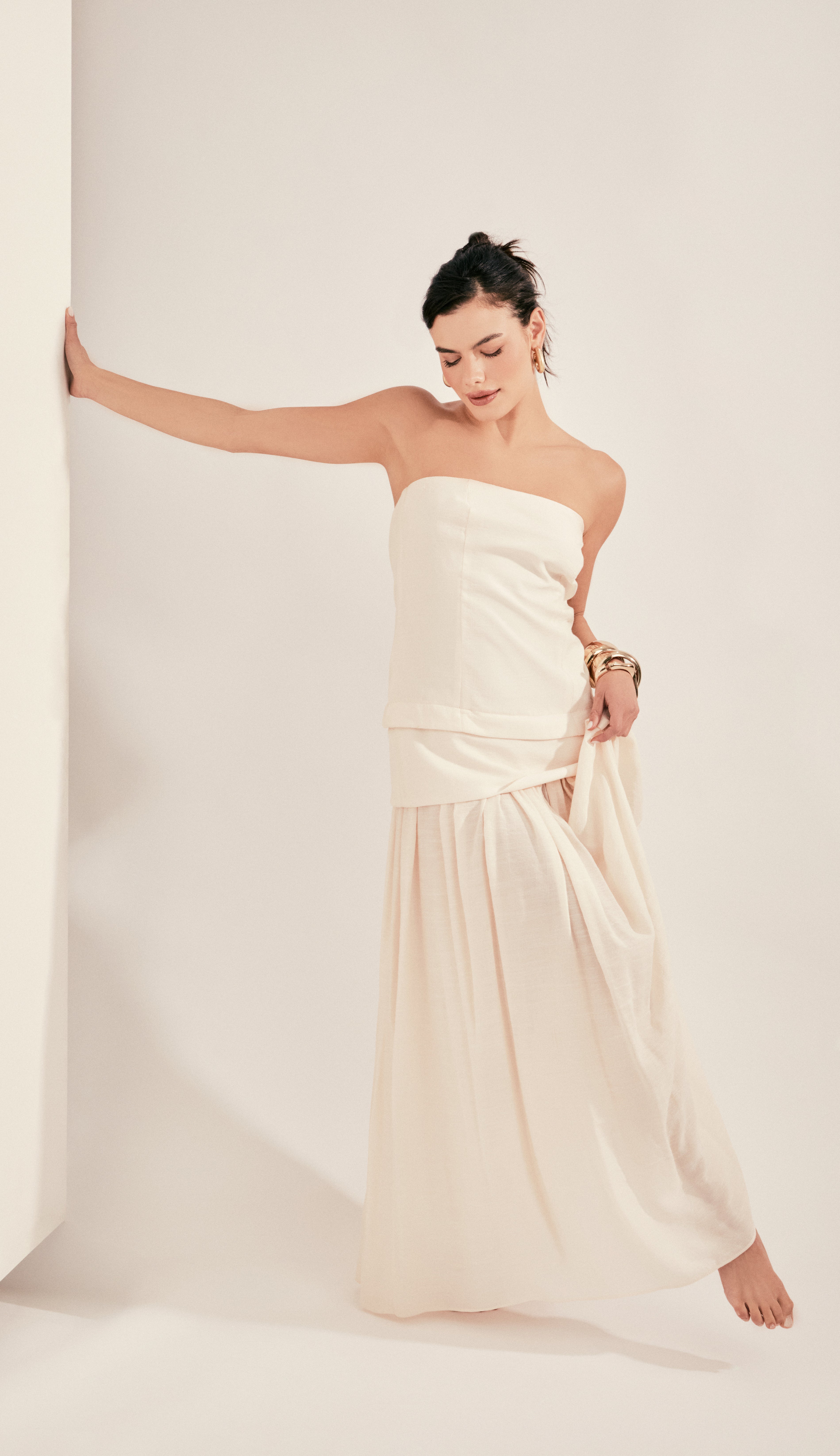 Vestido Laura Off White