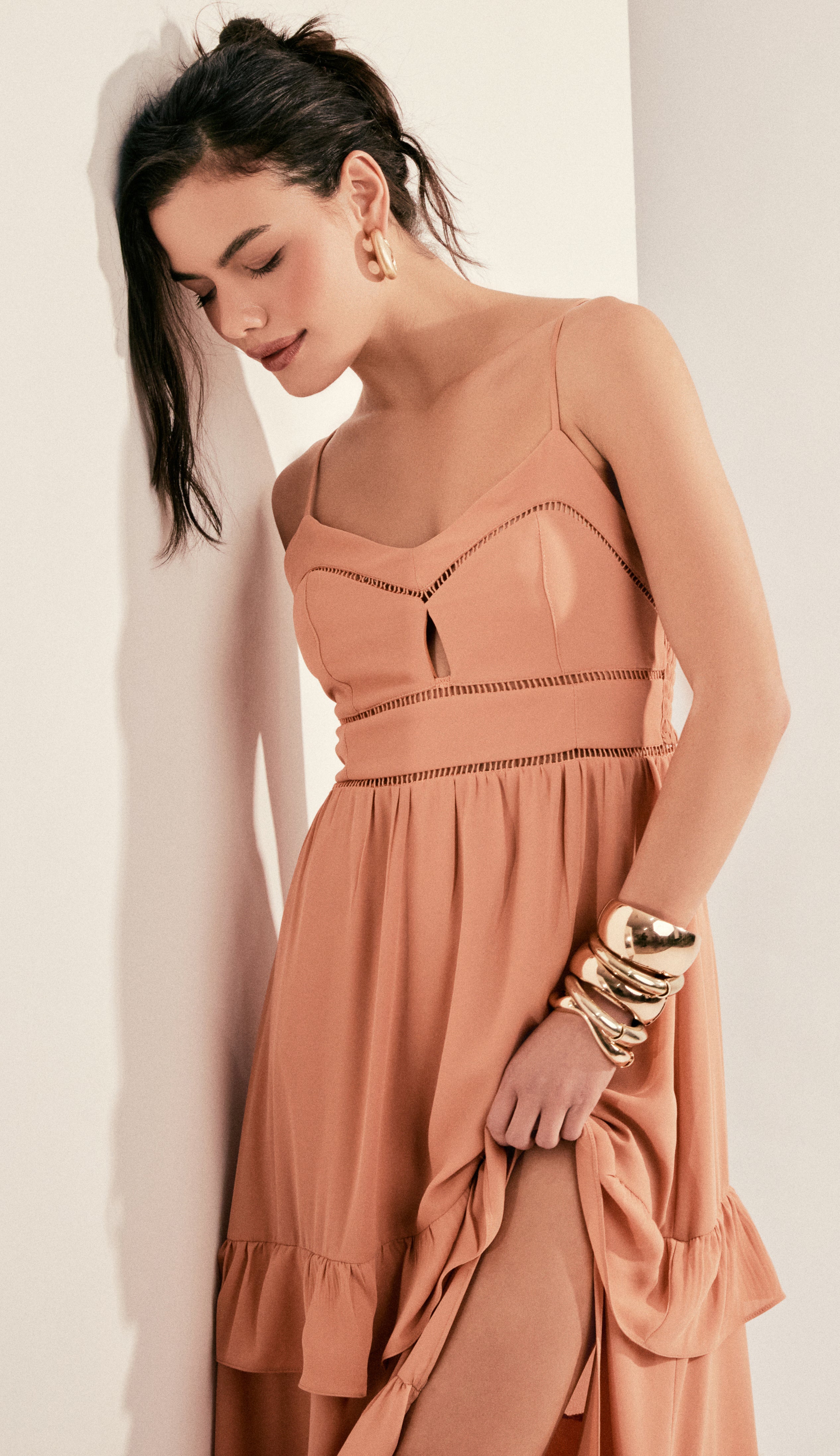 Vestido Fabrizia Mocha