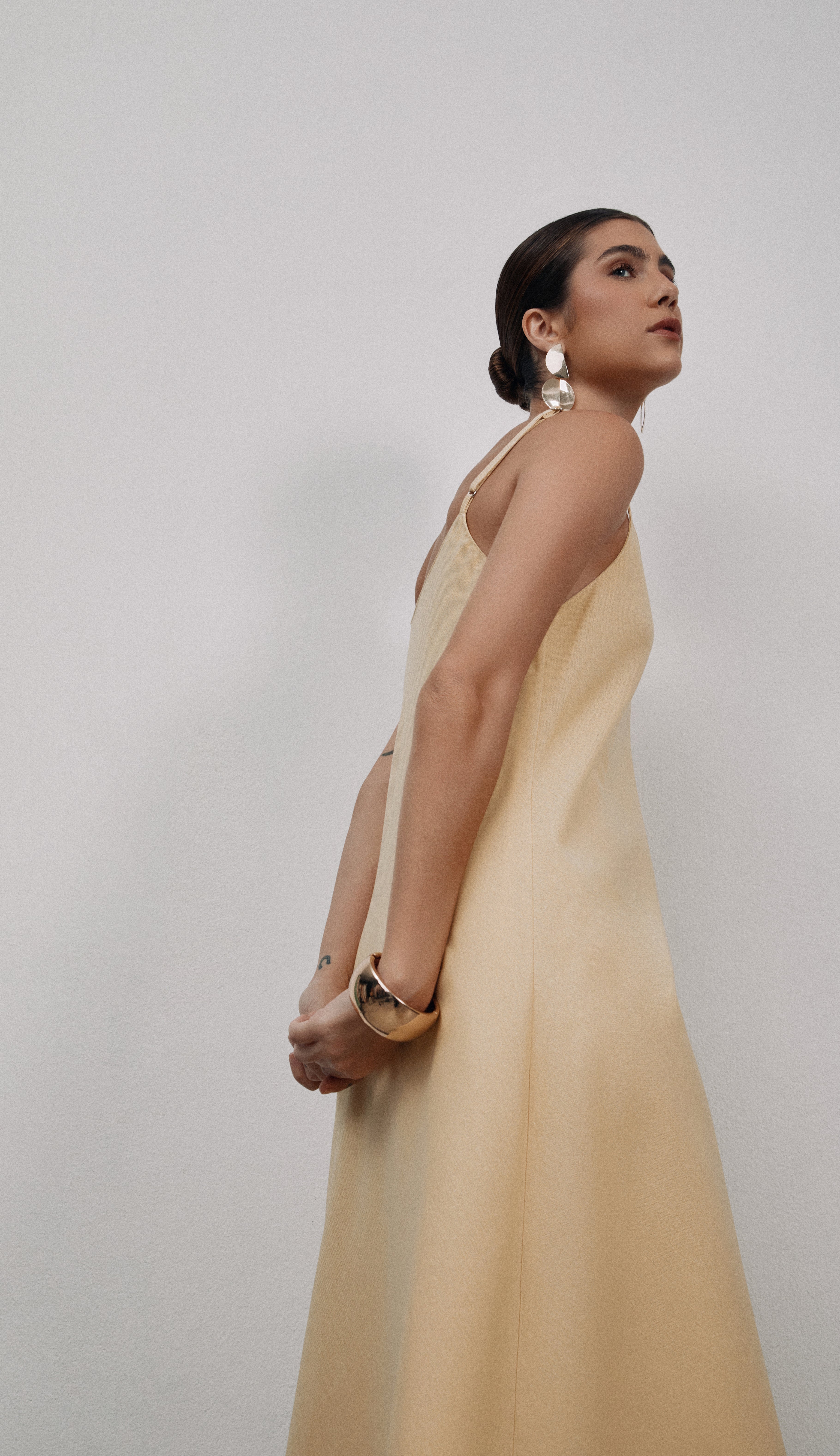 Vestido Laila Manteiga