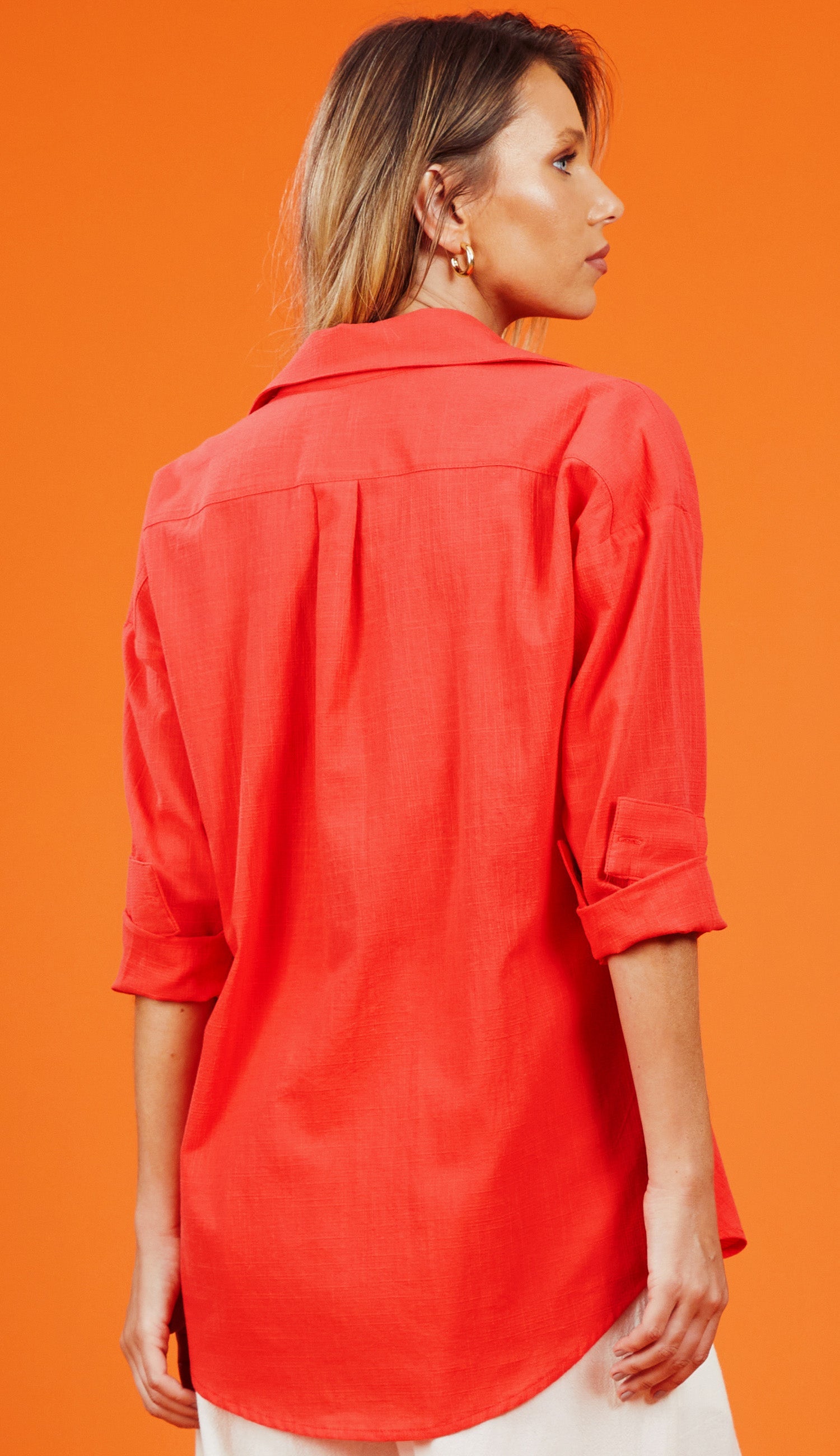 Camisa Salinas Cereja