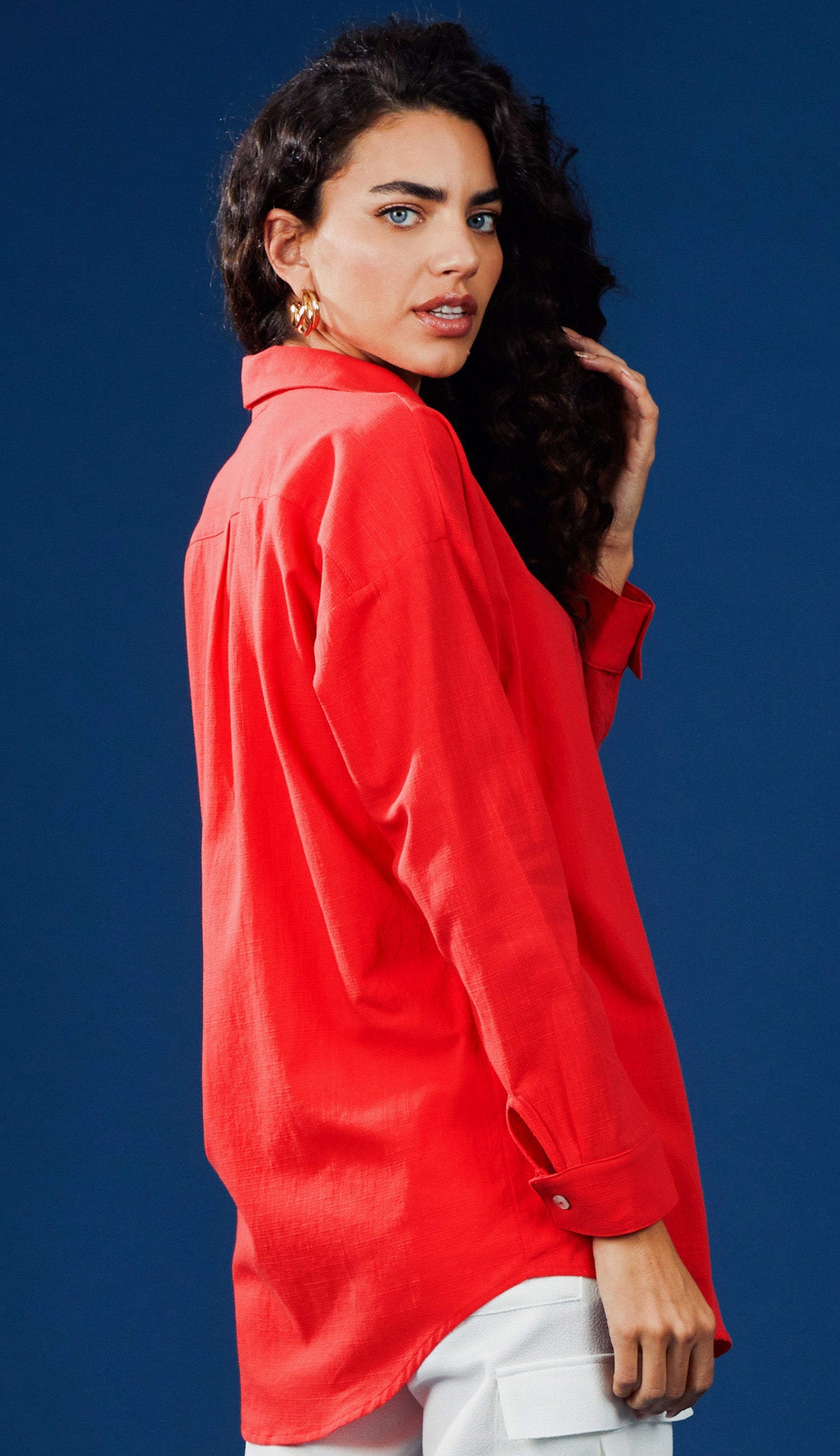 Camisa Salinas Cereja