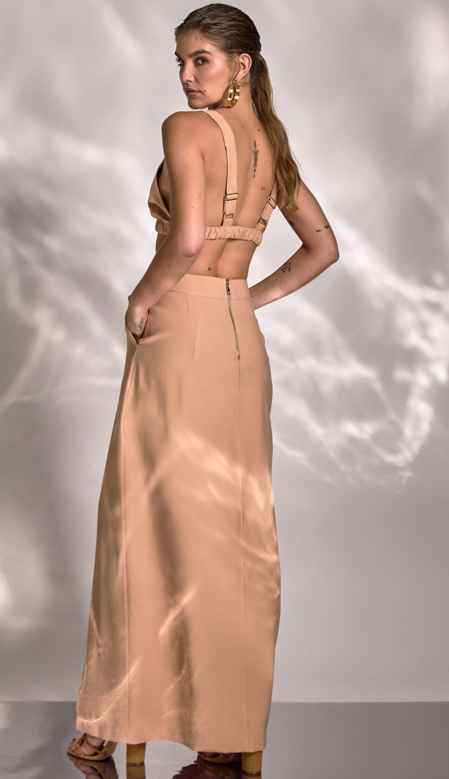 Conjunto Thaisa Caramelo