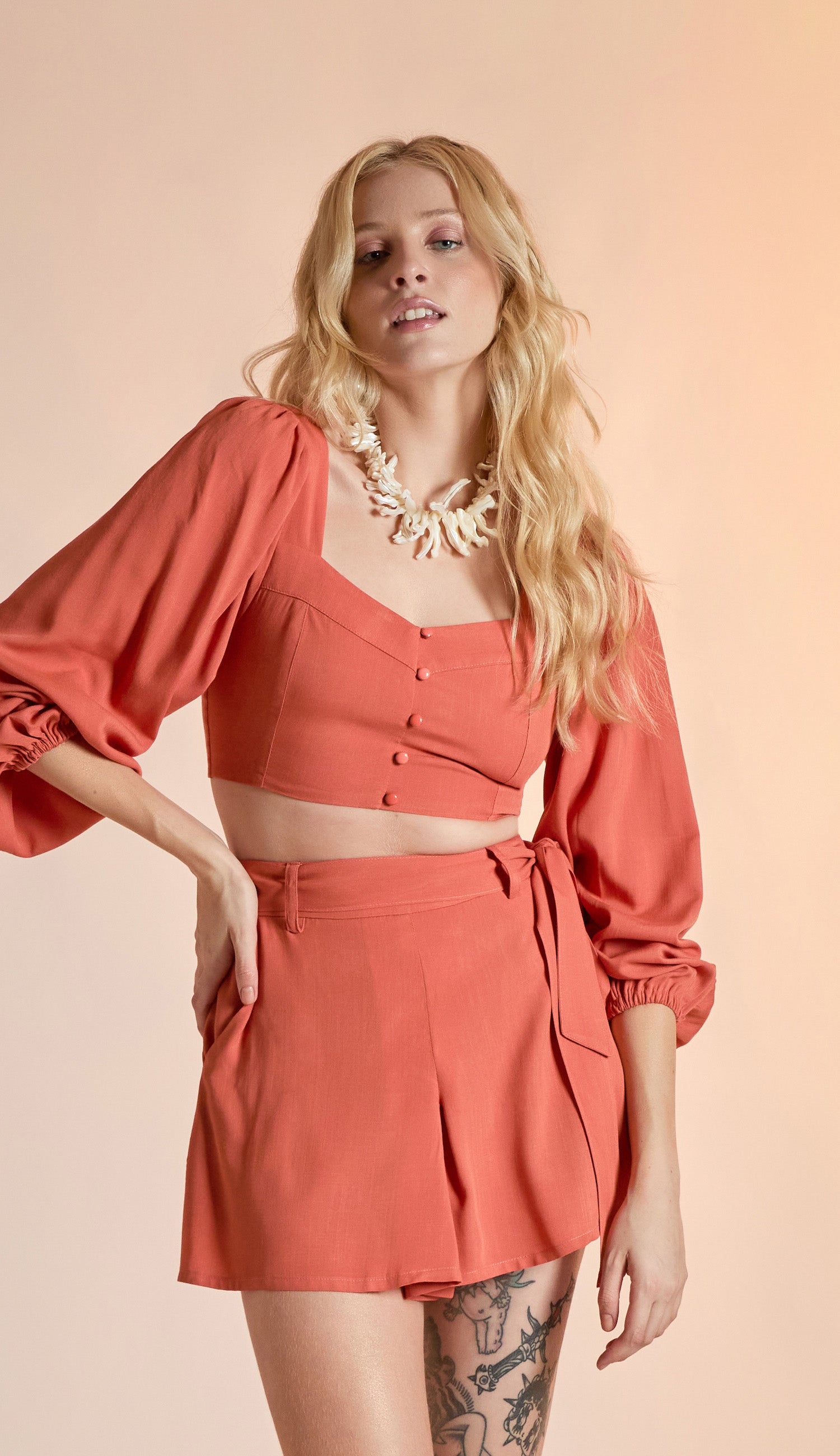 Conjunto Thieli Laranja