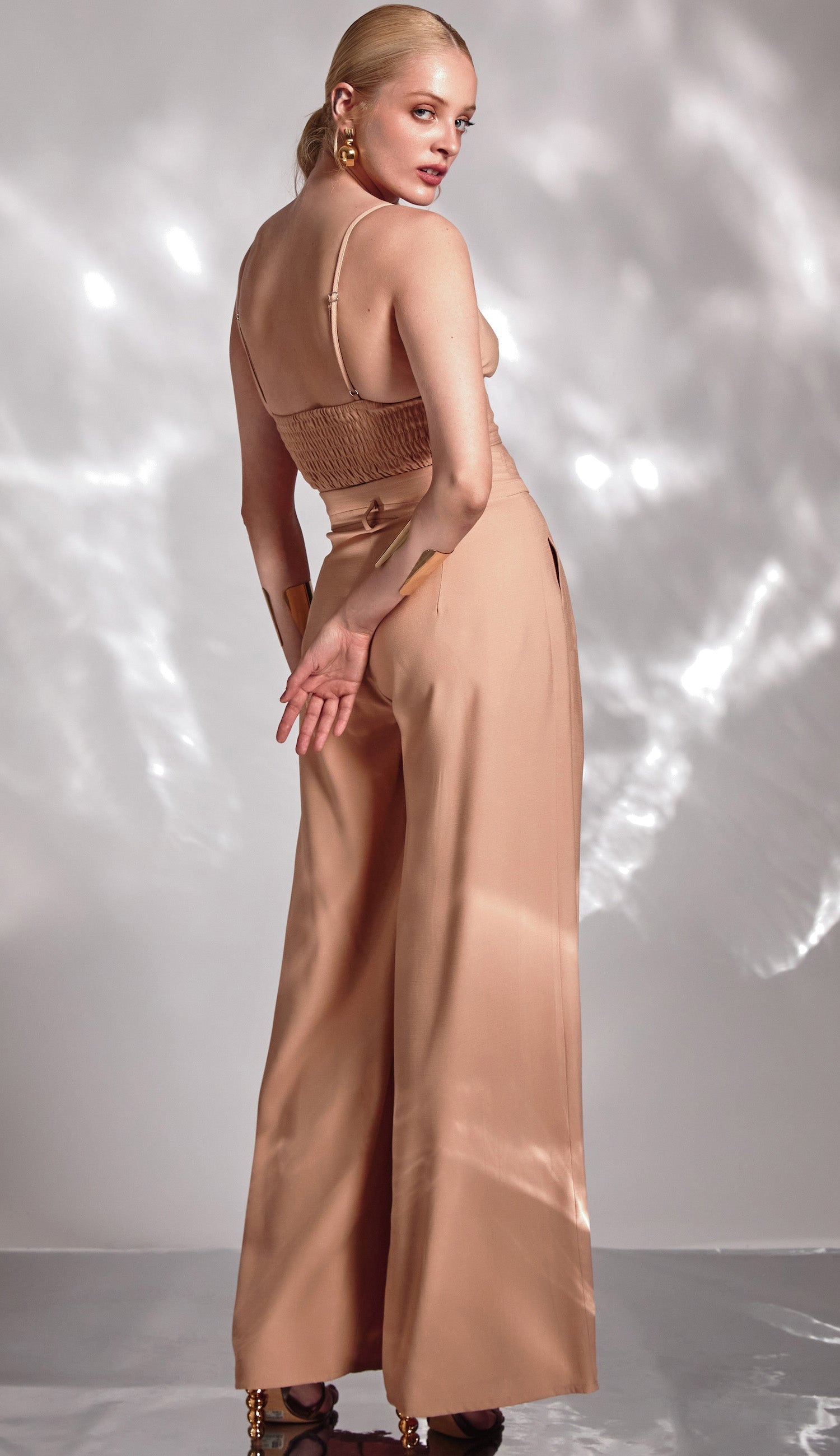 Conjunto Tifany Caramelo