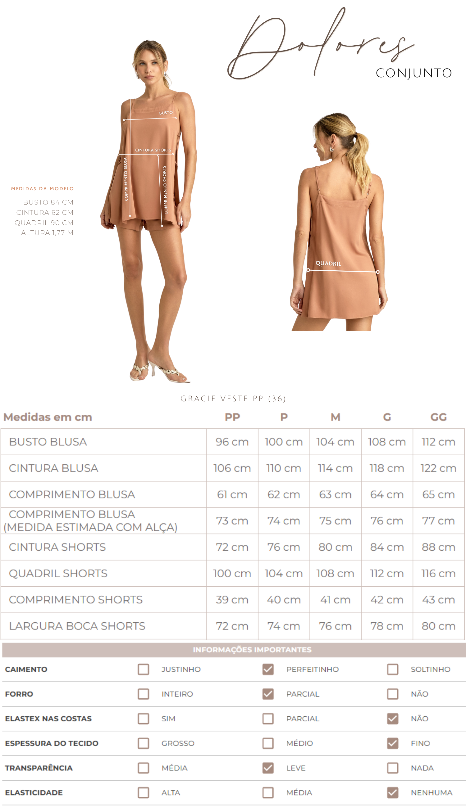 Conjunto Dolores Azul