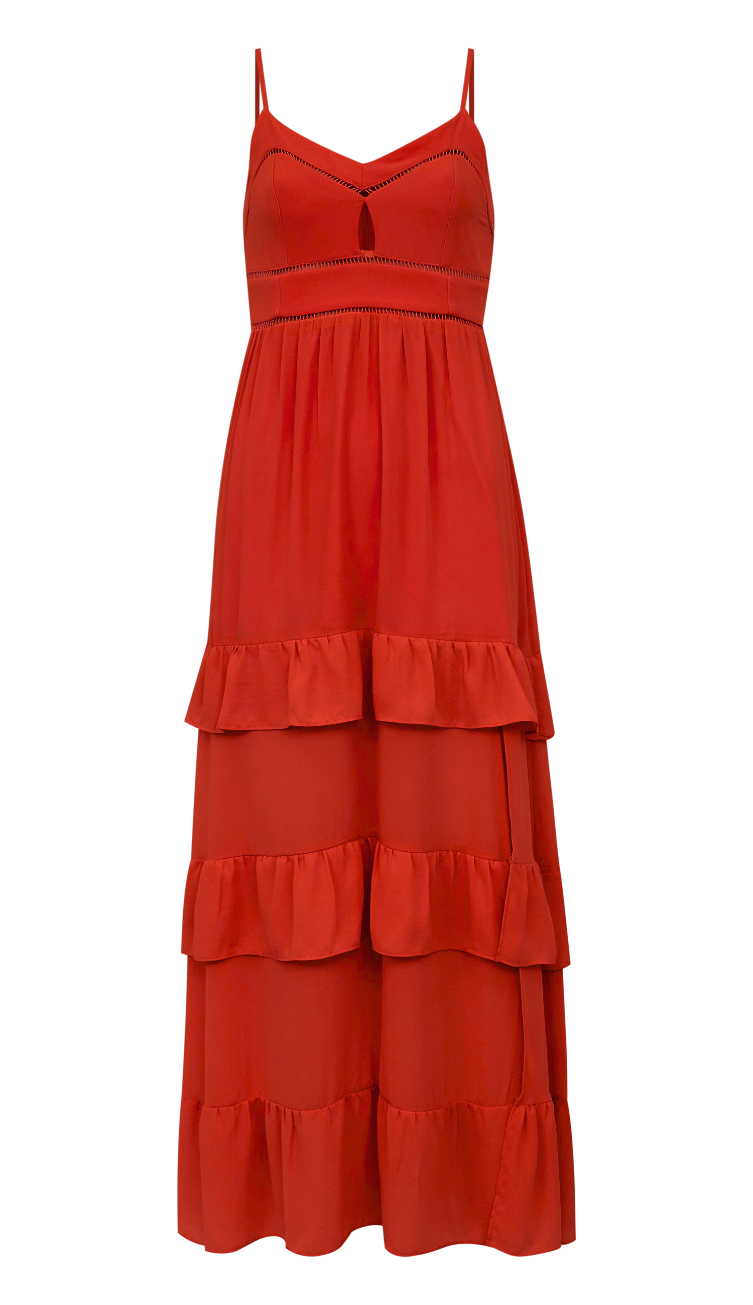 Vestido Fabrizia Cereja