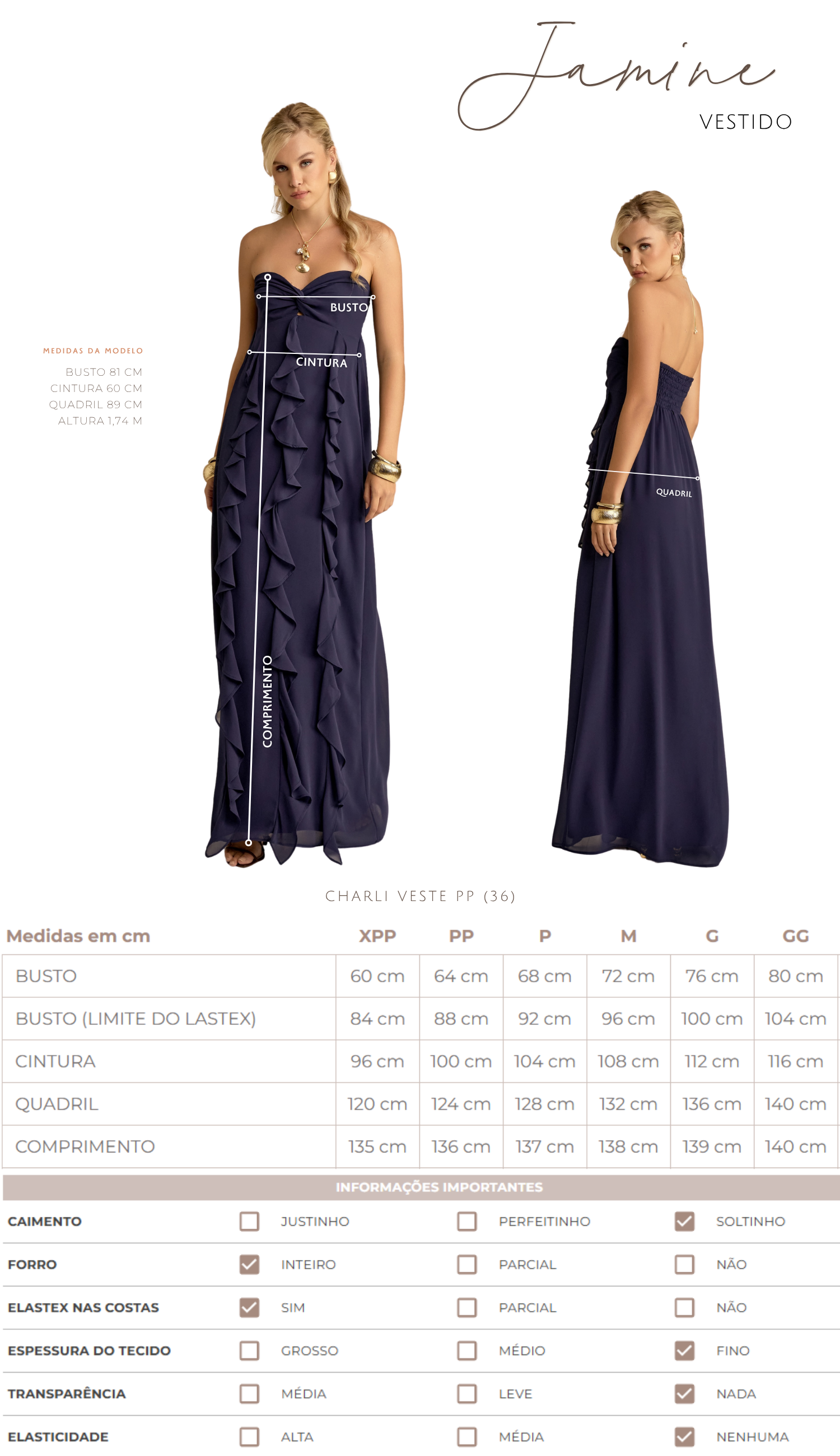 Vestido Jamine Acqua