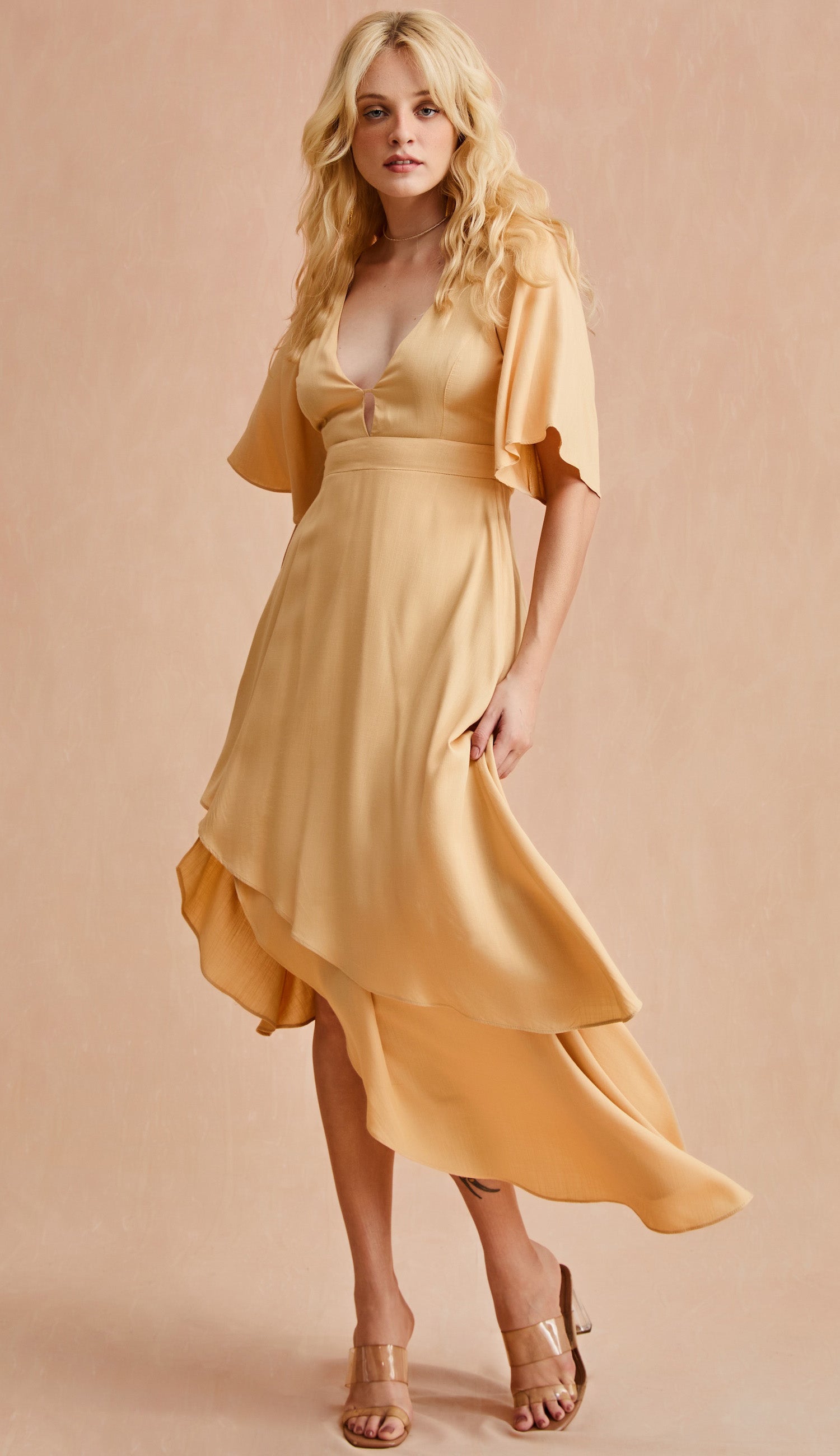 Vestido Lira Amarelo