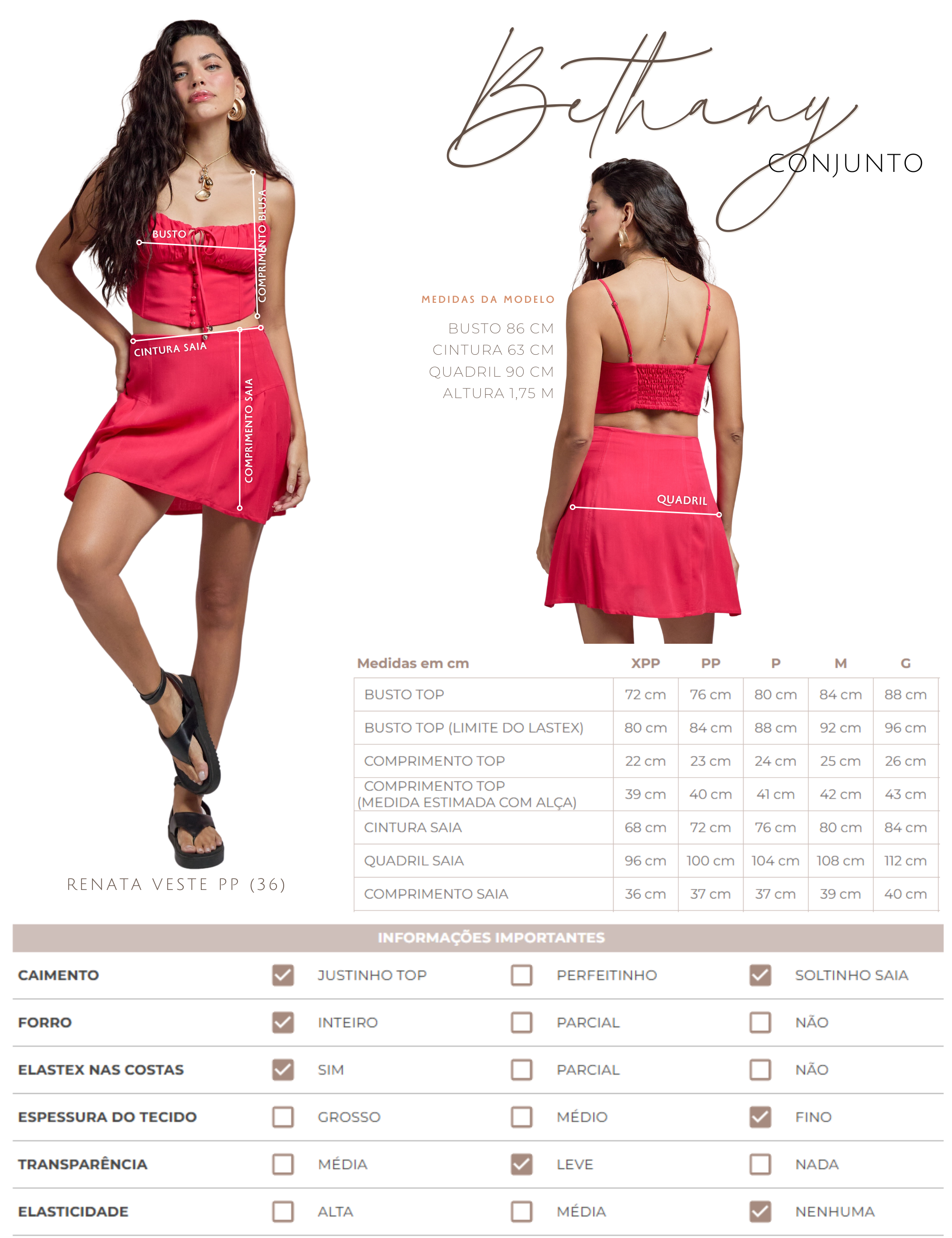 Conjunto Bethany Verde