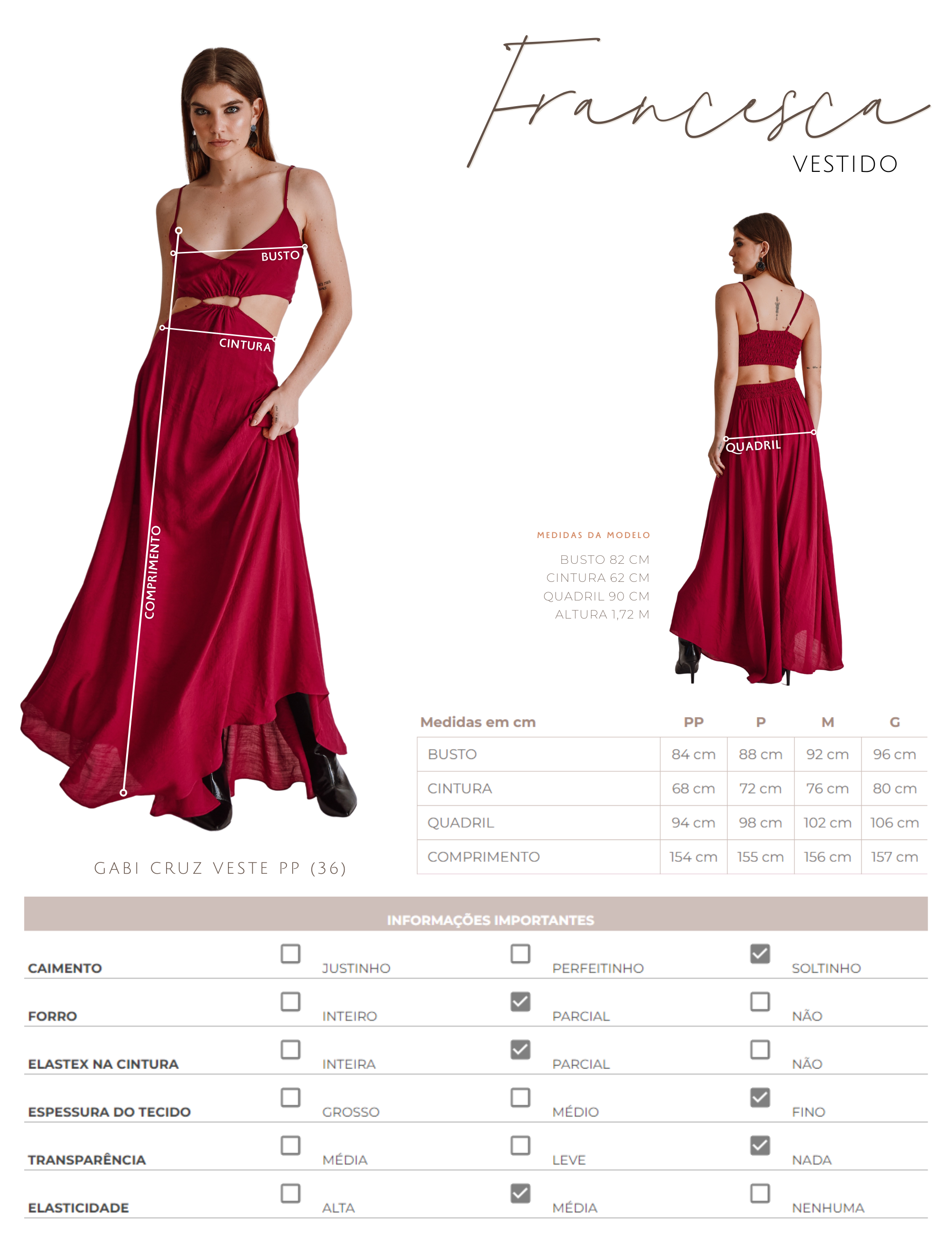 Vestido Francesca Preto