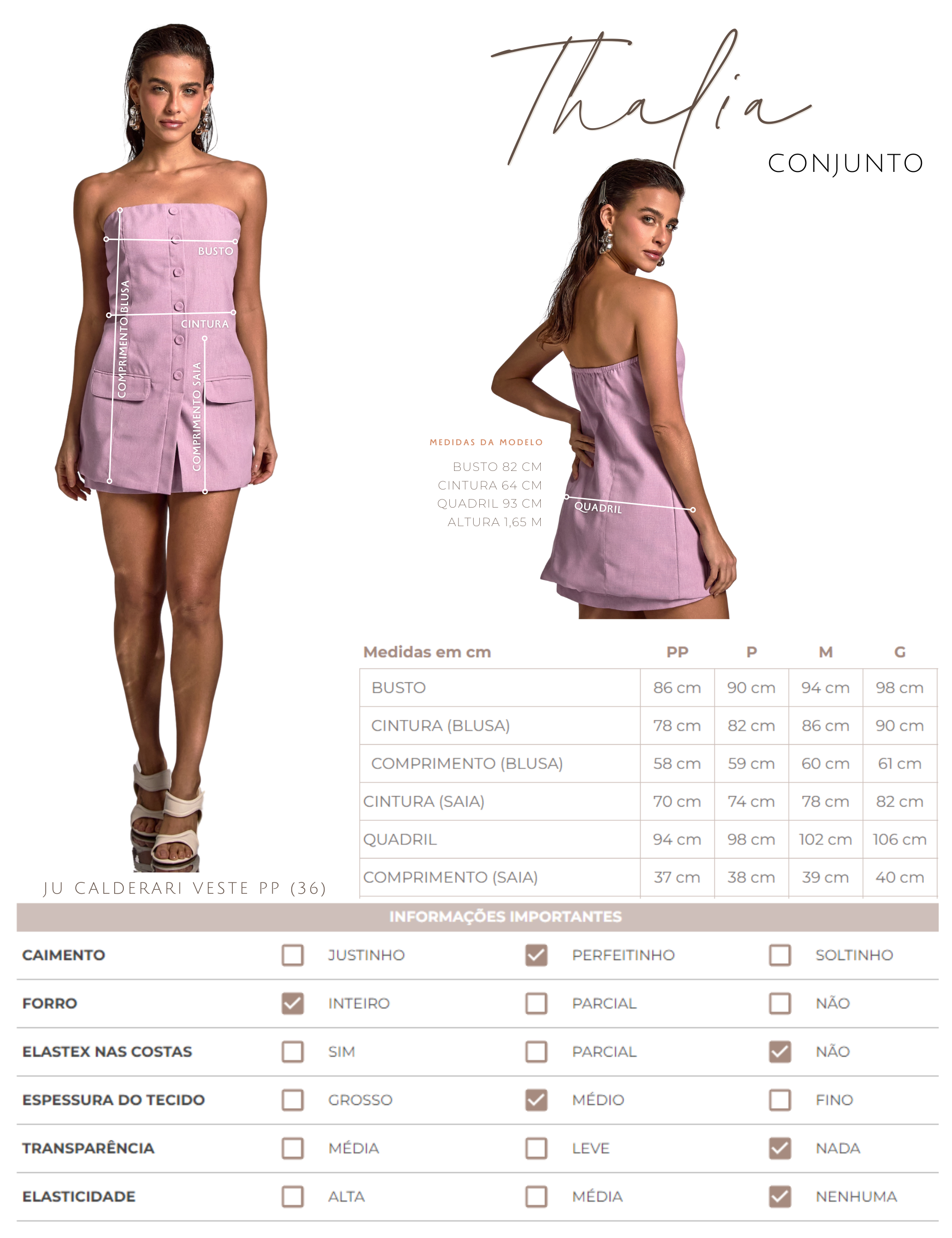 Conjunto Thalia Azul