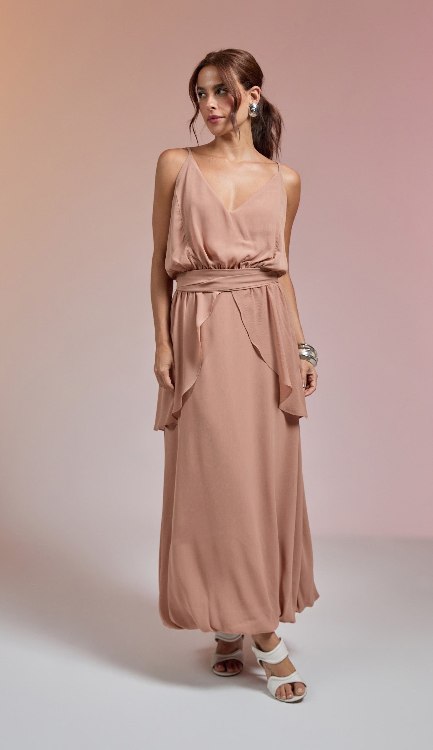 Vestido Vanda Caramelo