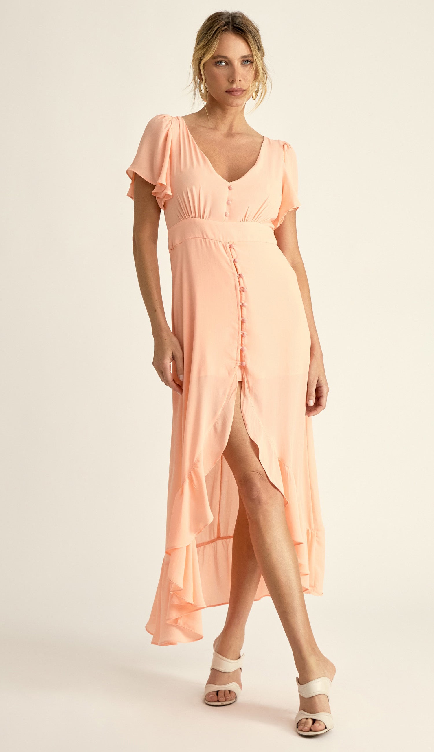 Vestido Frida Pêssego