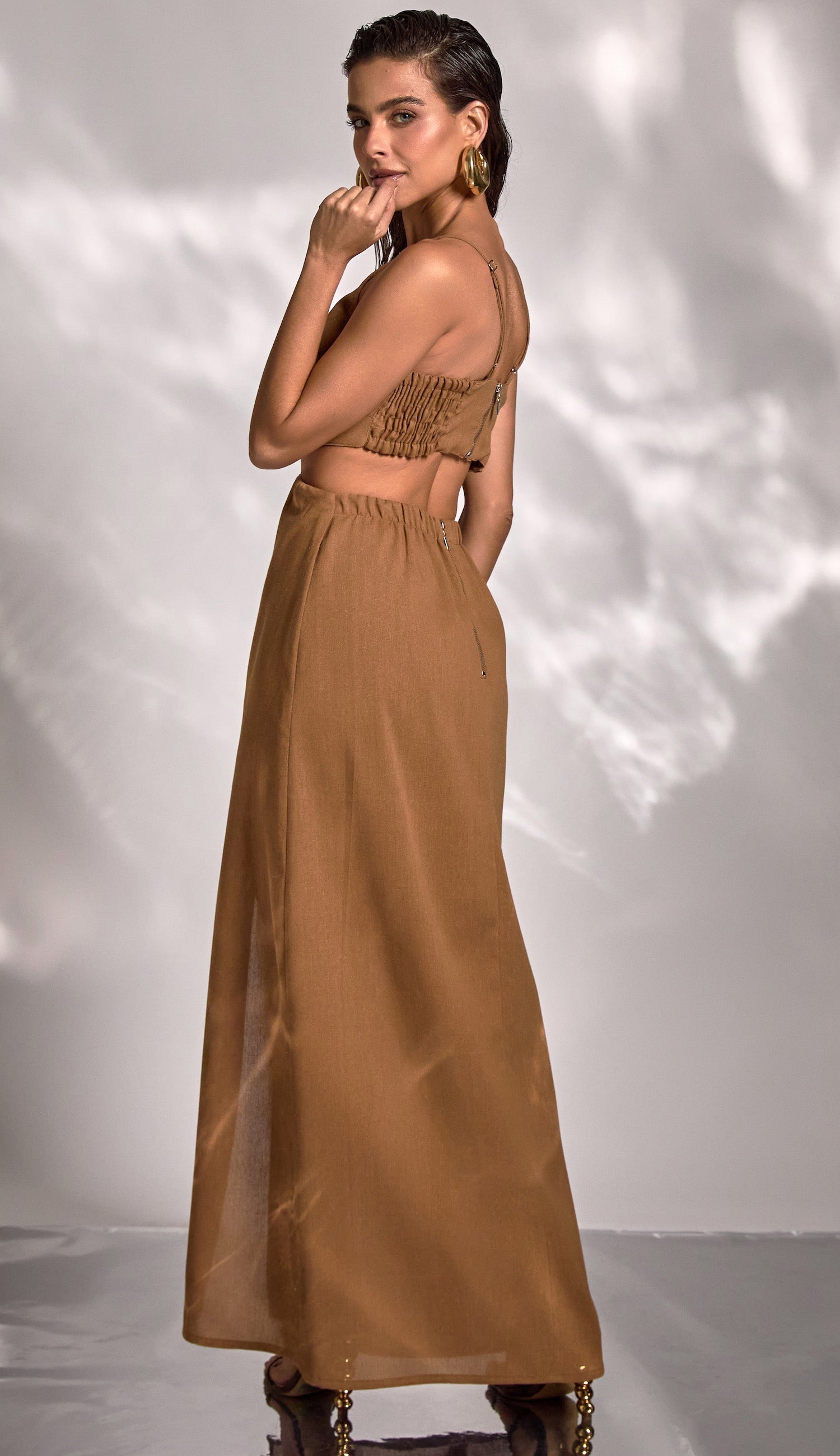 Vestido Tokio Caramelo