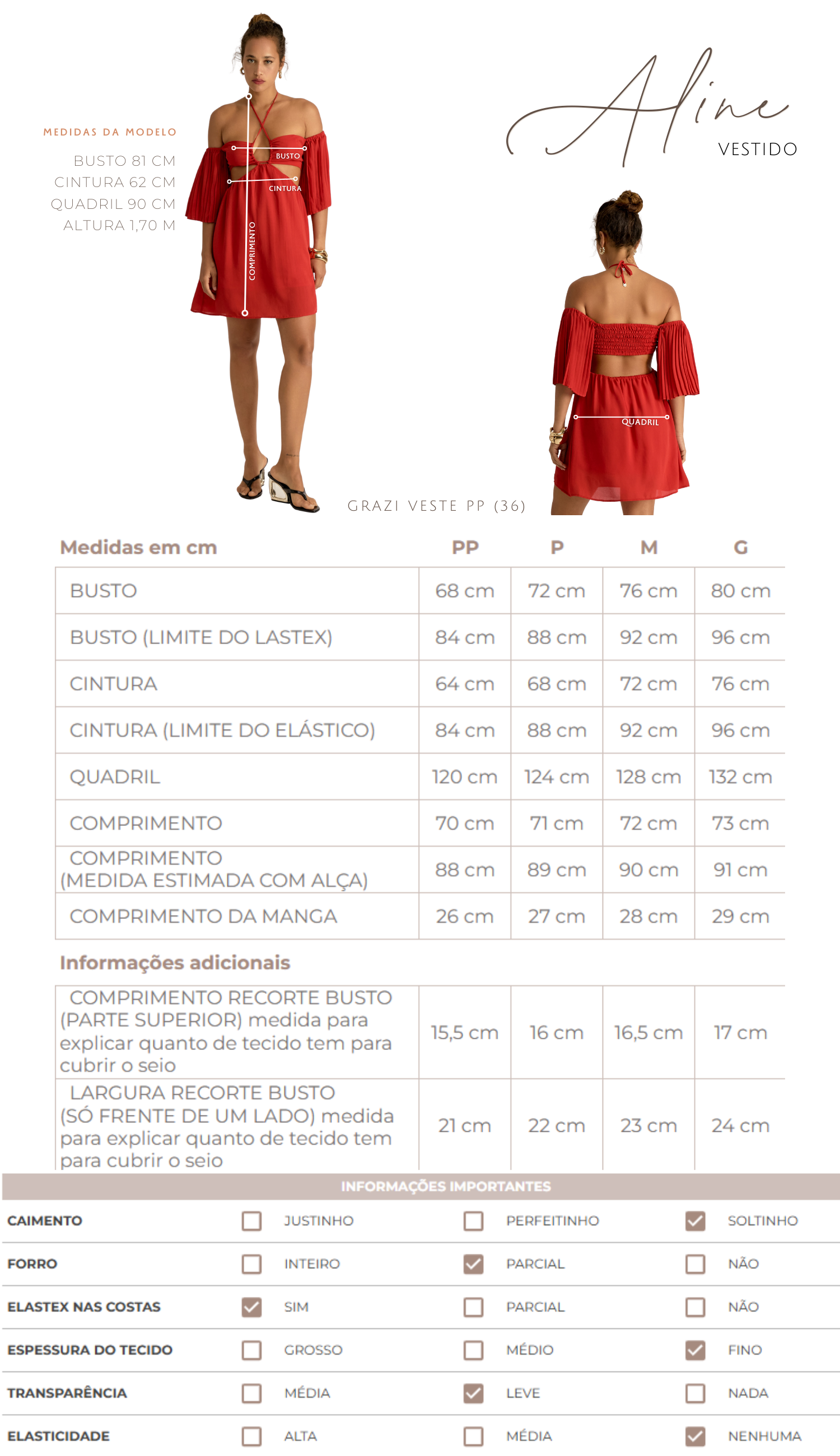 Vestido Aline Off White