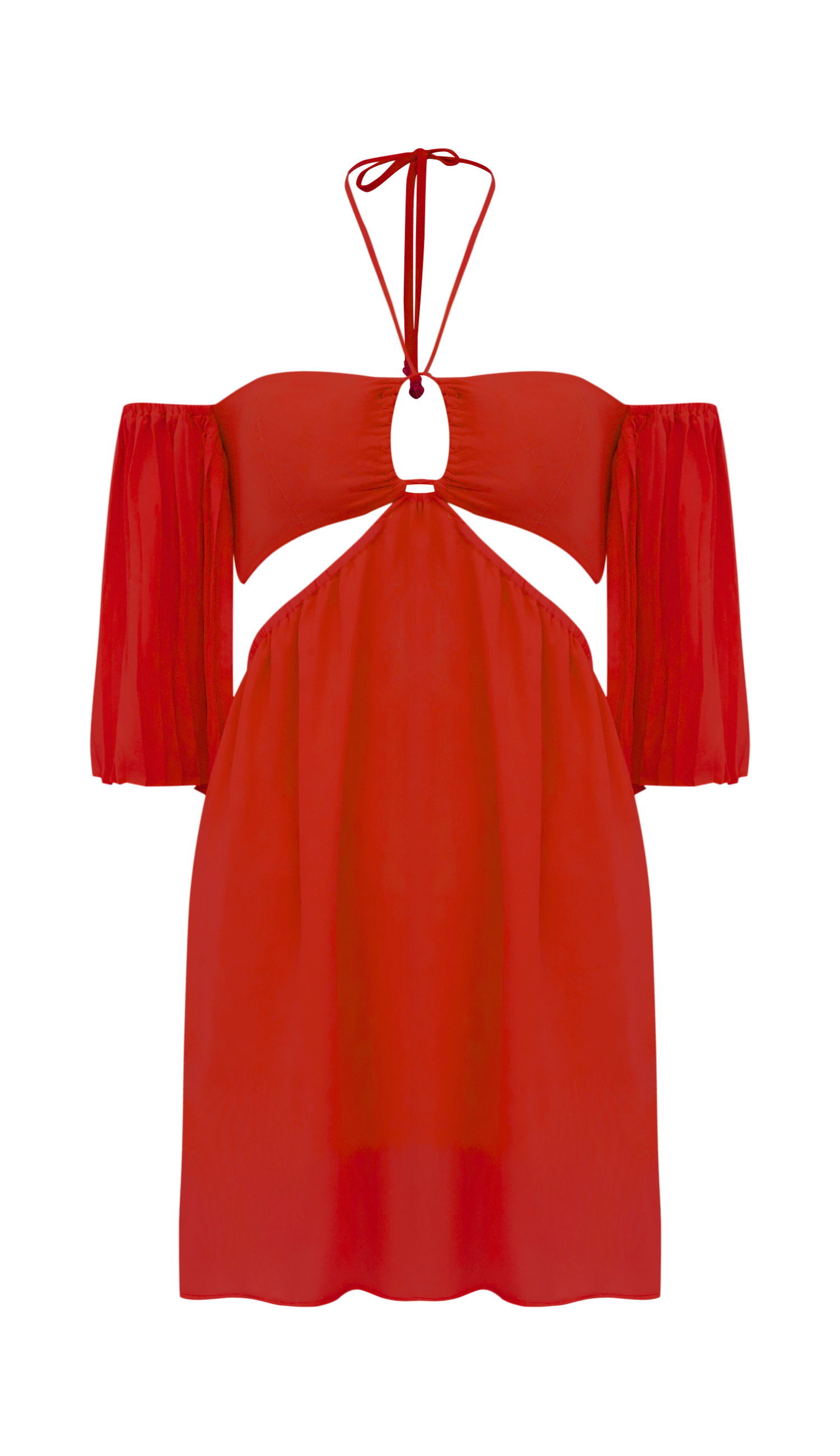 Vestido Aline Cereja