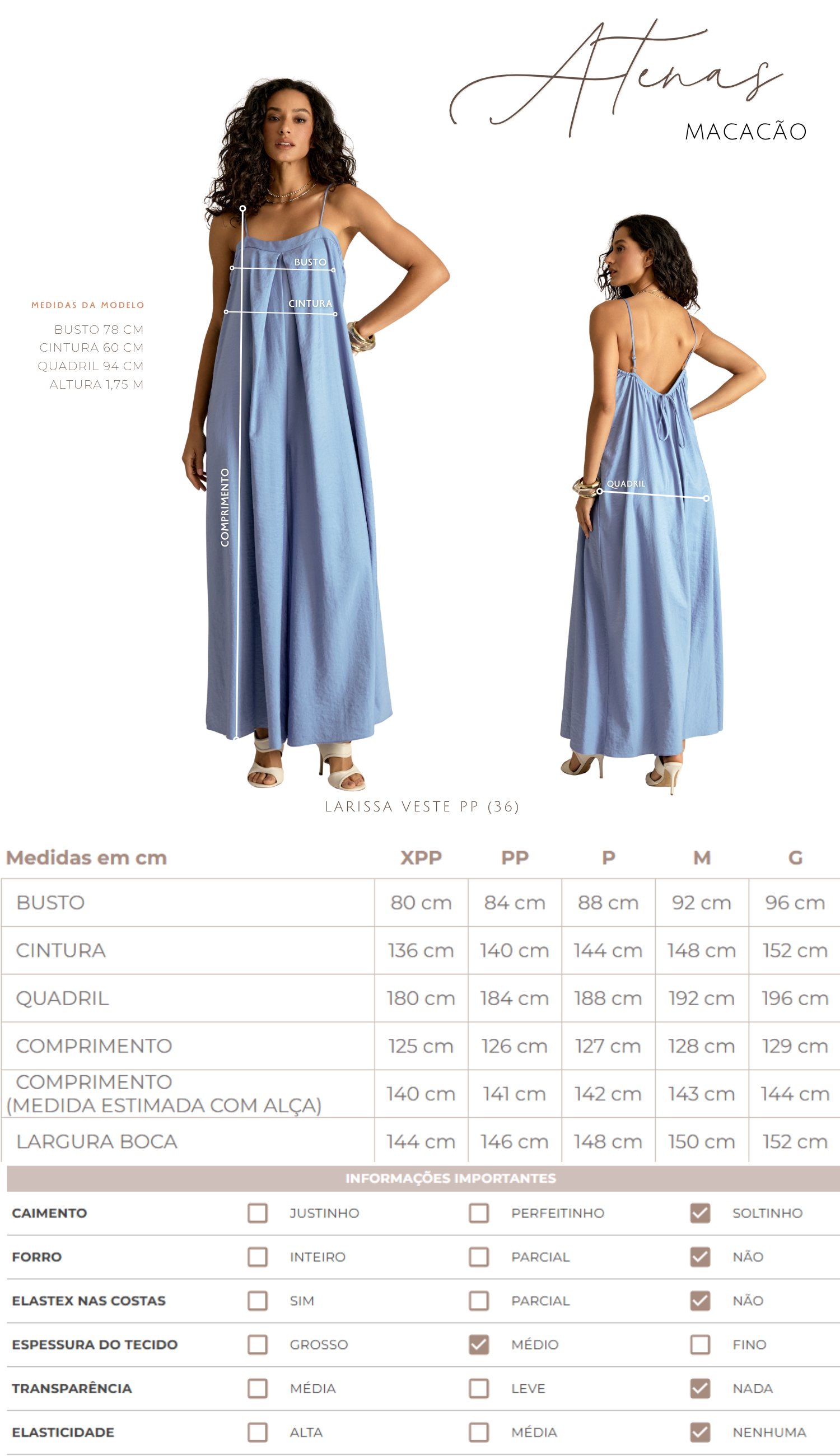 Macacão Atenas Chantilly