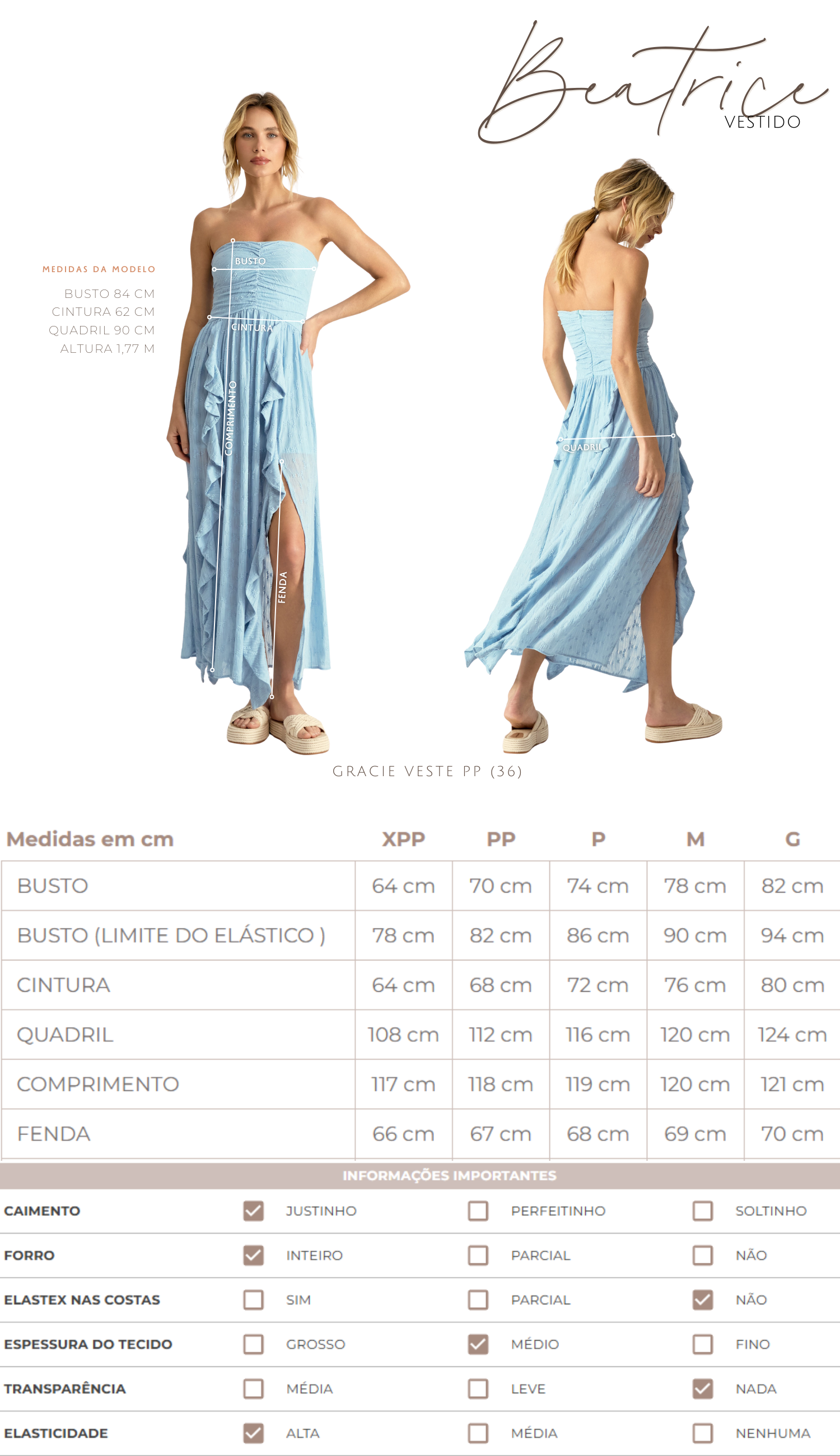 Vestido Beatrice Azul