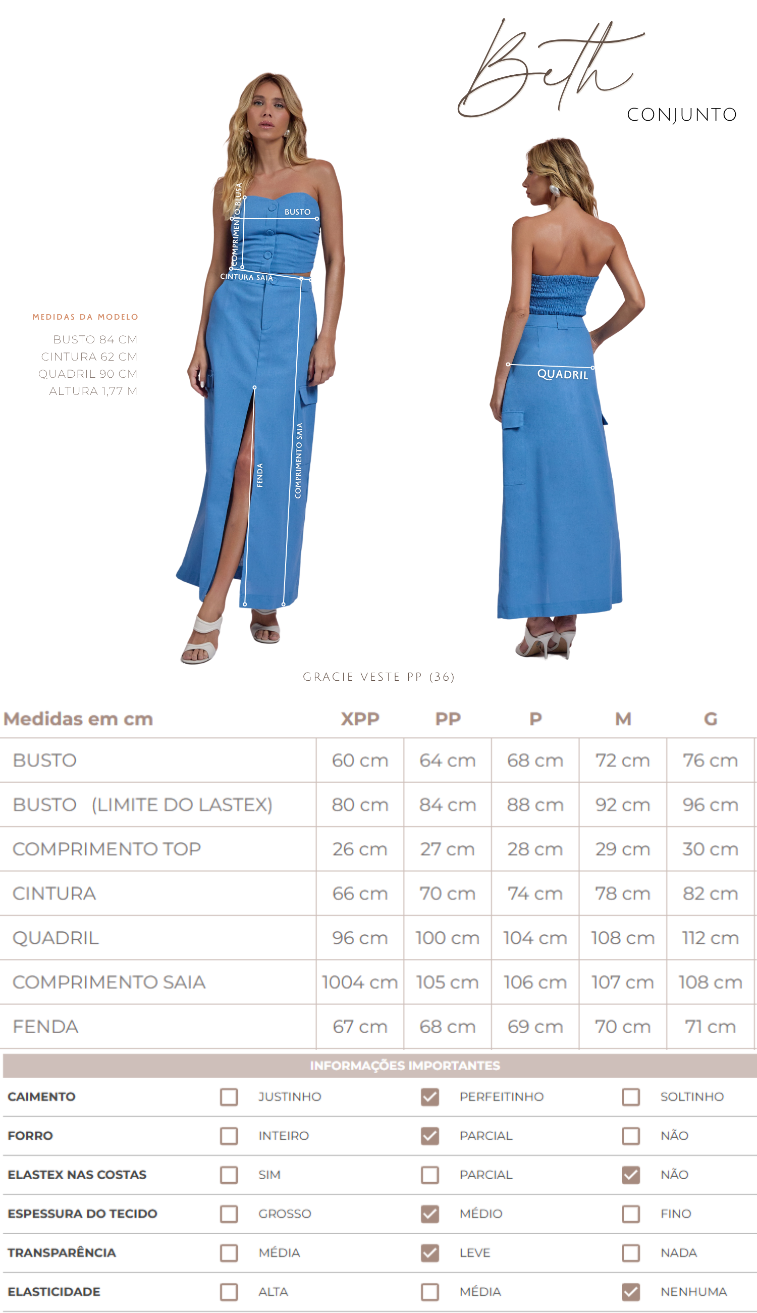 Conjunto Beth Off White