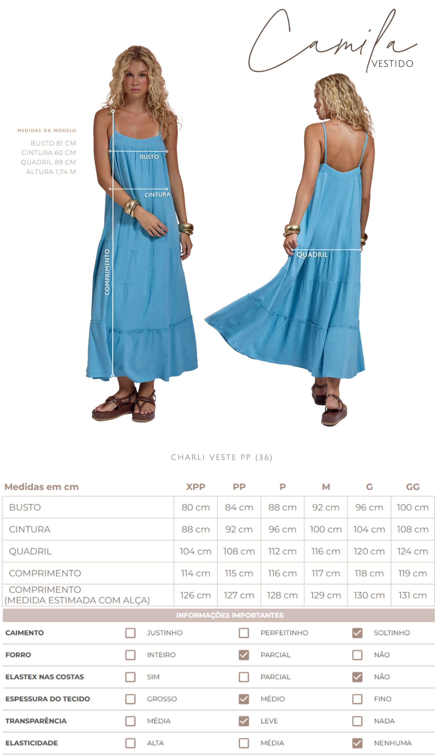 Vestido Camila Mocha