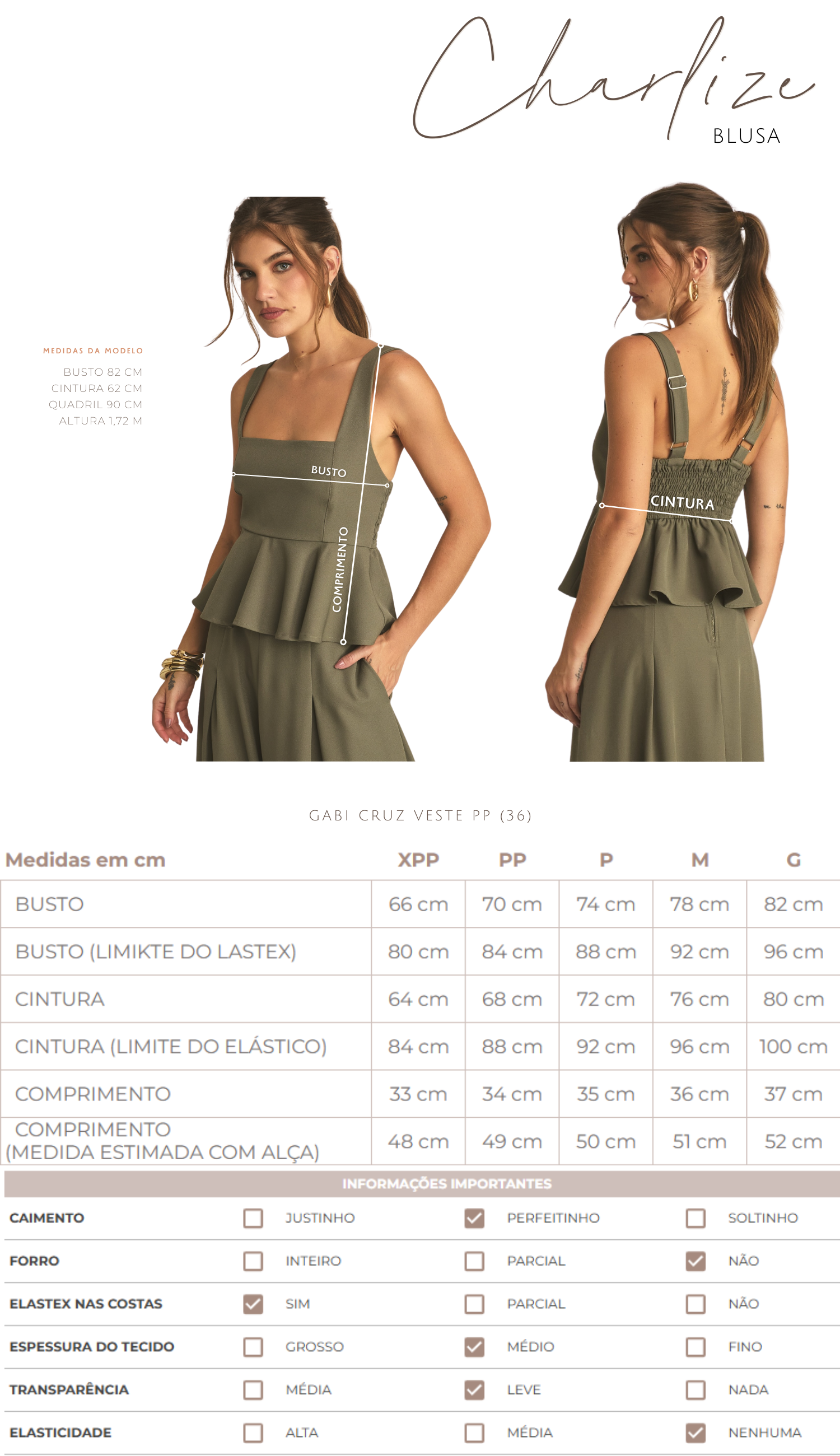 Blusa Charlize Preto