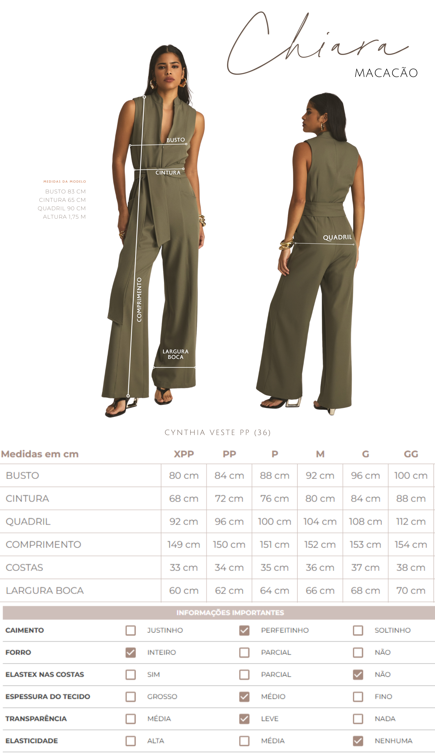 Macacão Chiara Preto