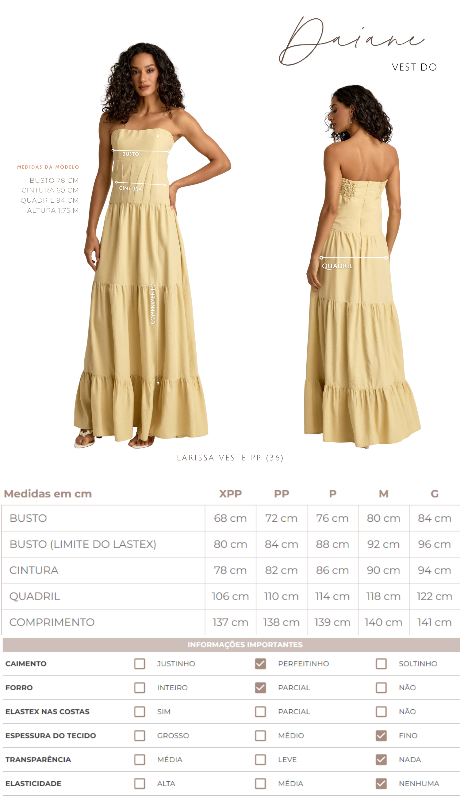 Vestido Daiane Chantilly