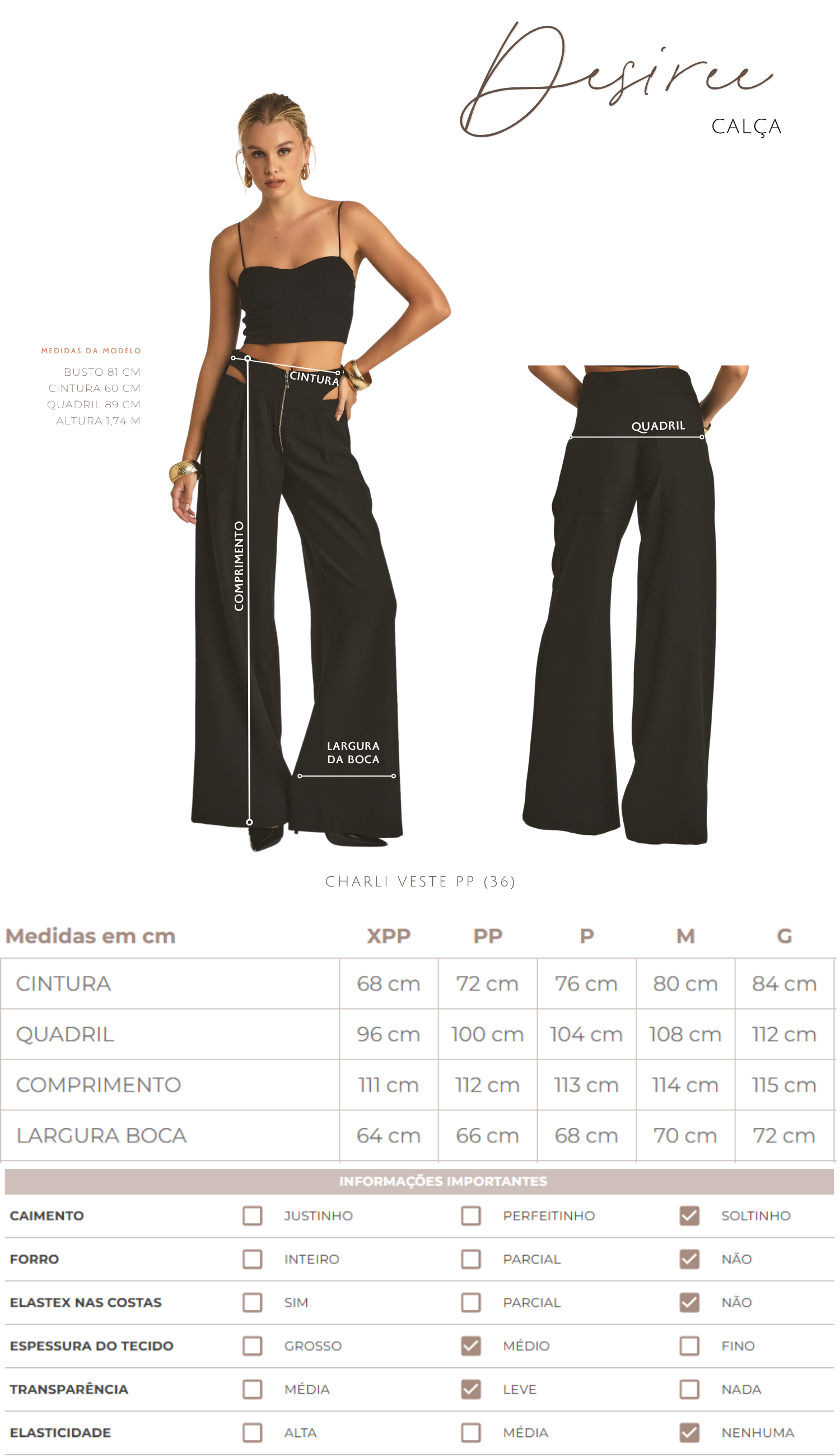 Calça Desireè Preto