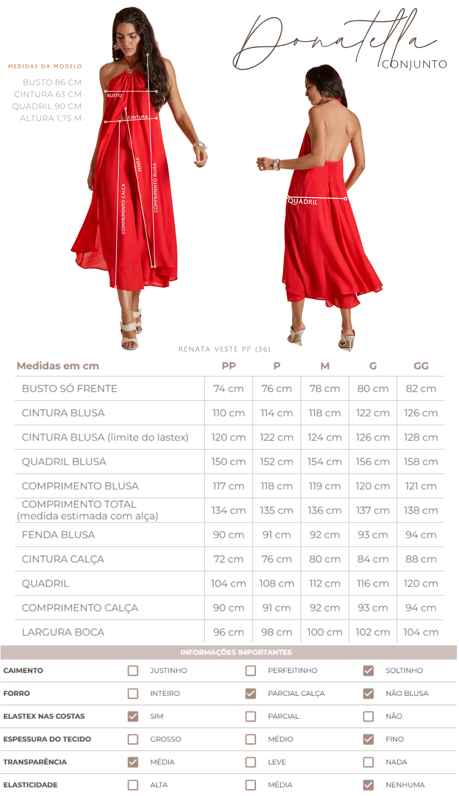 Conjunto Donatella Cereja