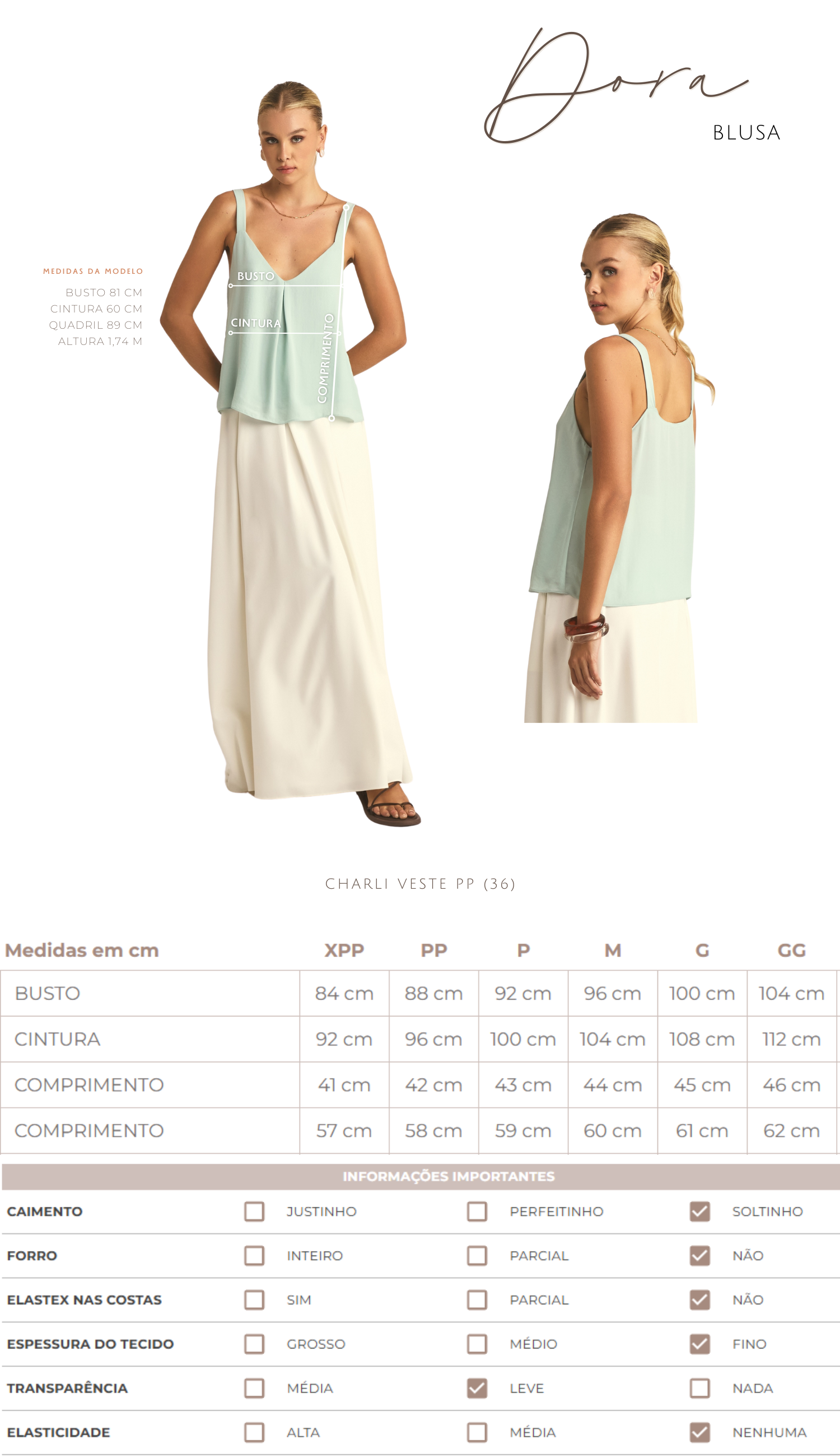 Blusa Dora Chantilly