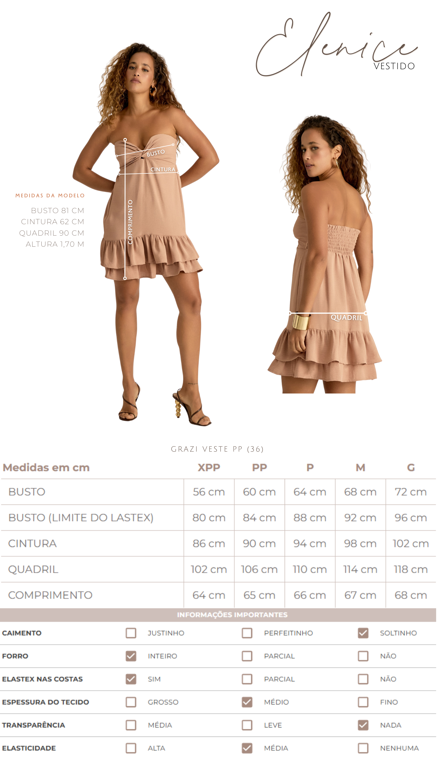 Vestido Elenice Chantilly