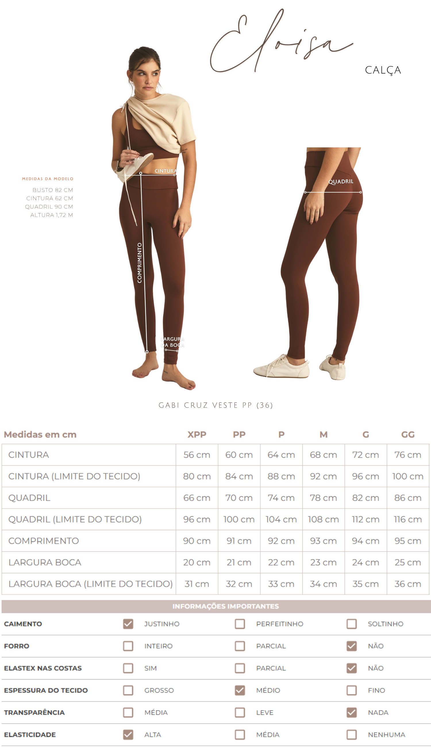 Calça Eloísa Chantilly