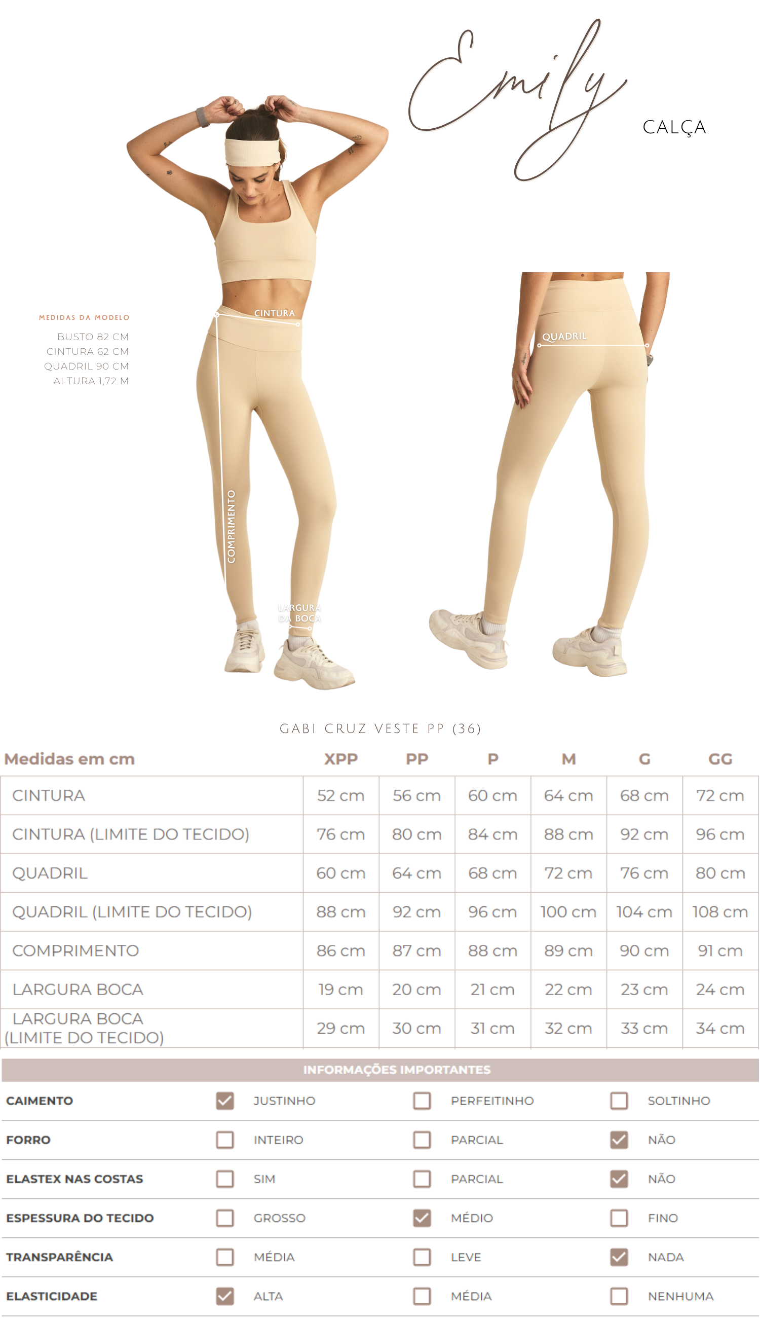 Calça Emily Chantilly