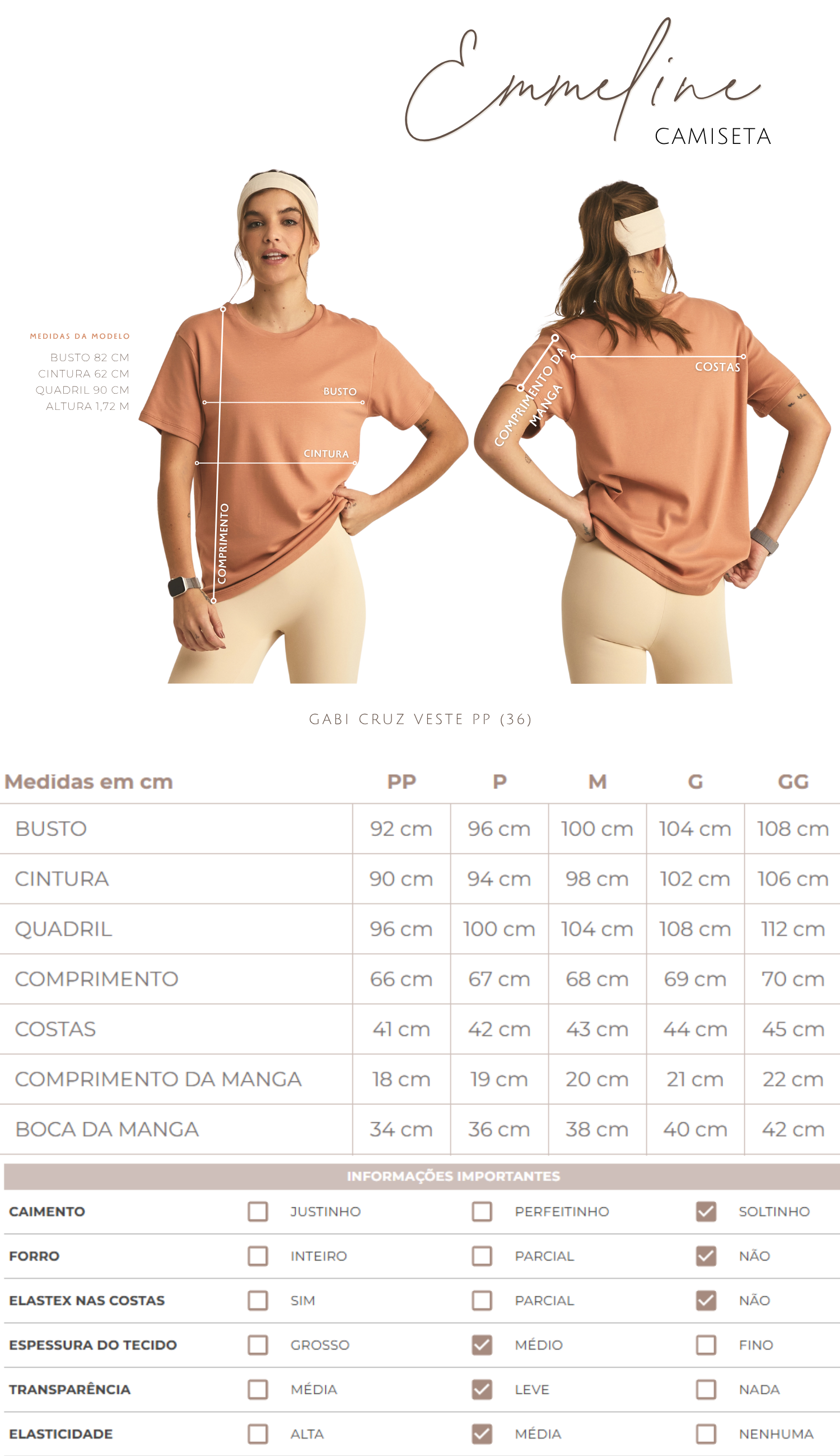 Camiseta Emmeline Preto